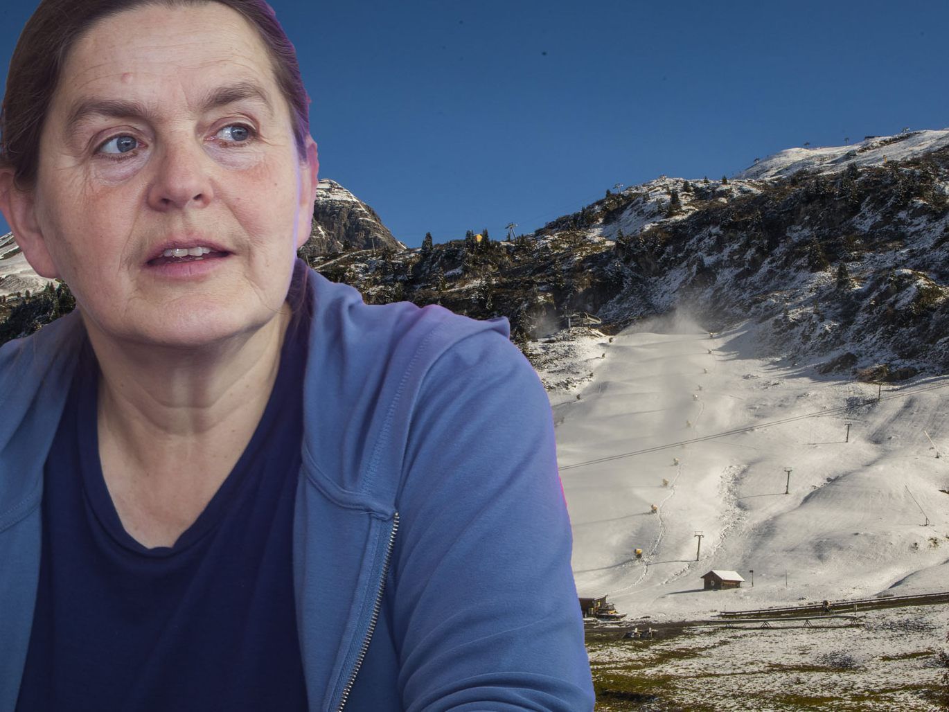 Naturschutzanwältin Katharina Lins kritisiert die Bauarbeiten für die Weltcup-Strecke.