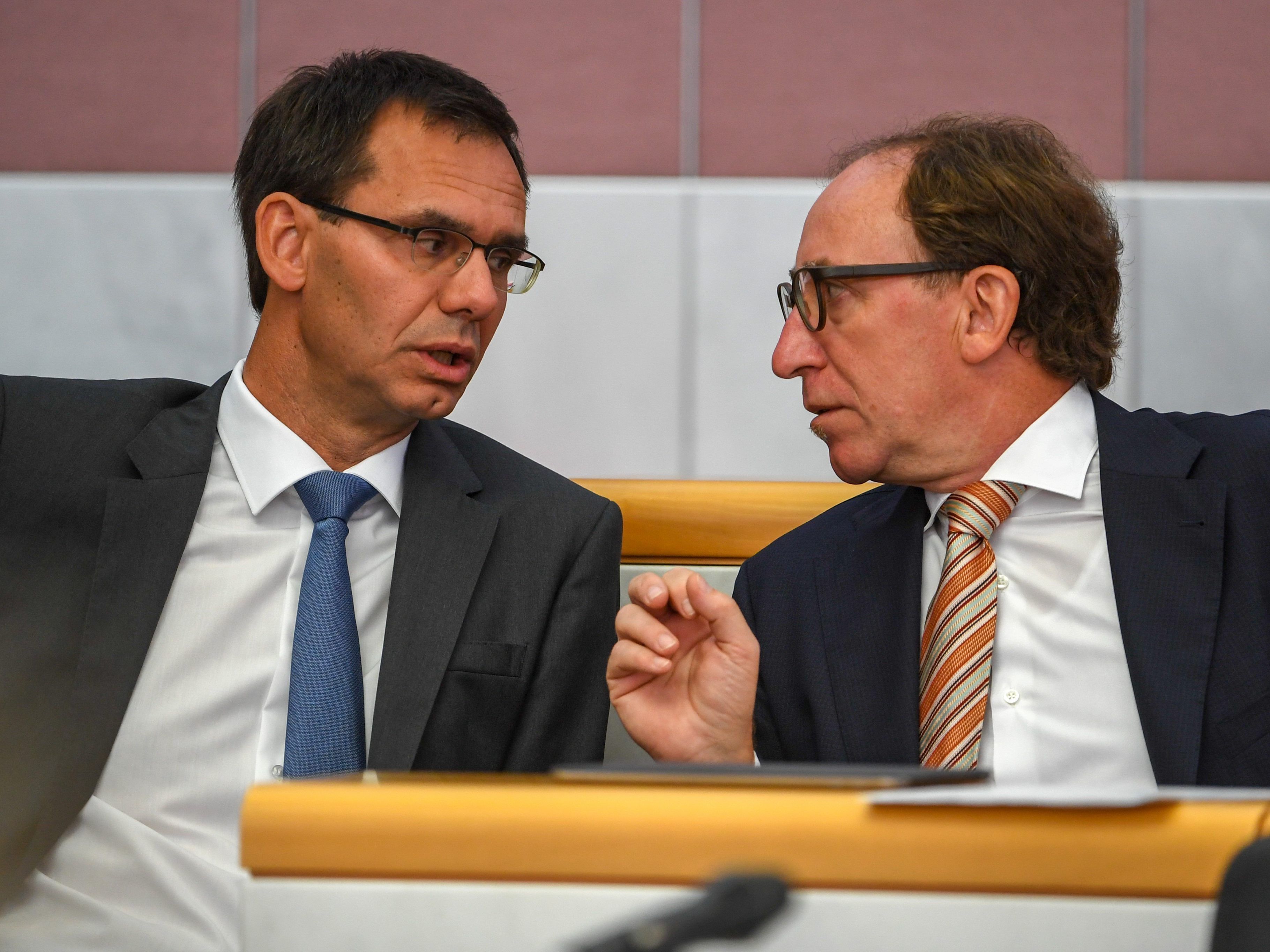 LH Markus Wallner und LR Johannes Rauch.