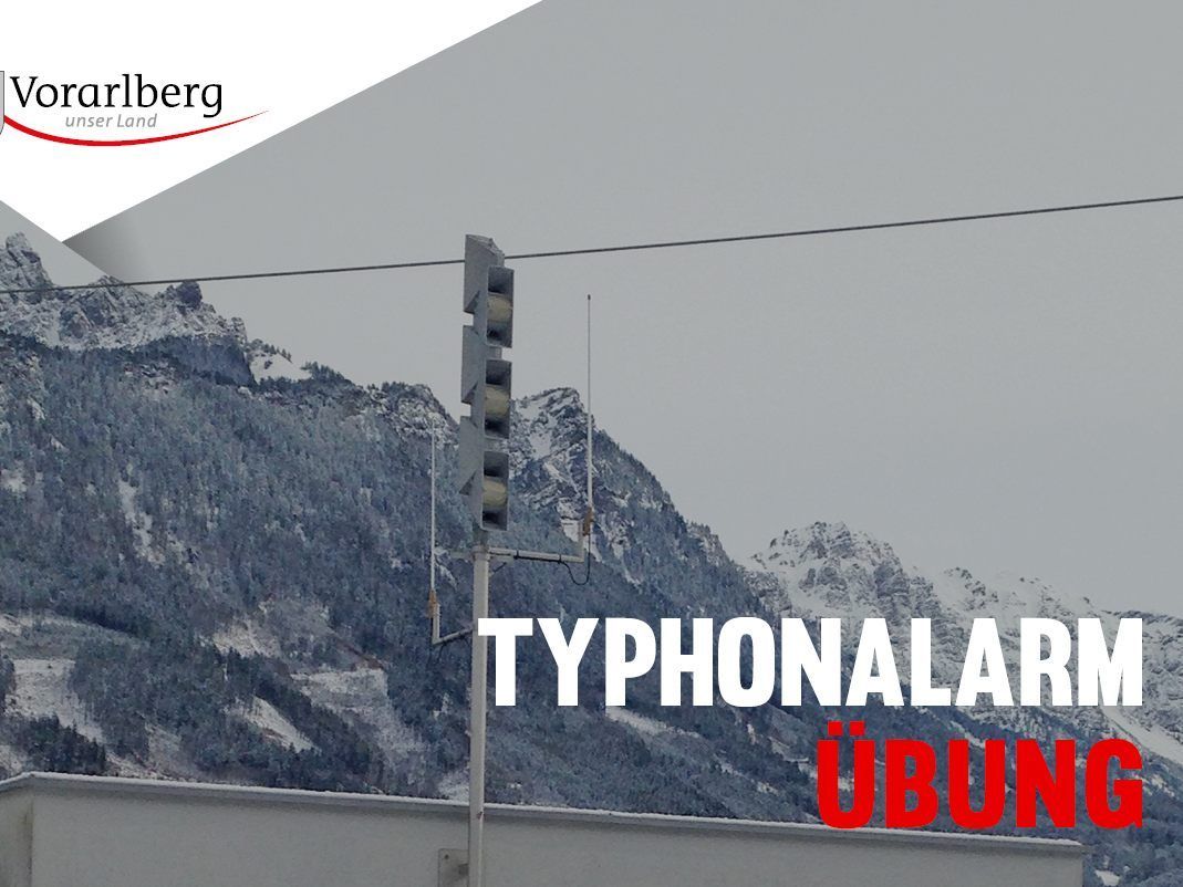 Probealarm der Typhonwarnanlagen am 20. November um 15 Uhr.
