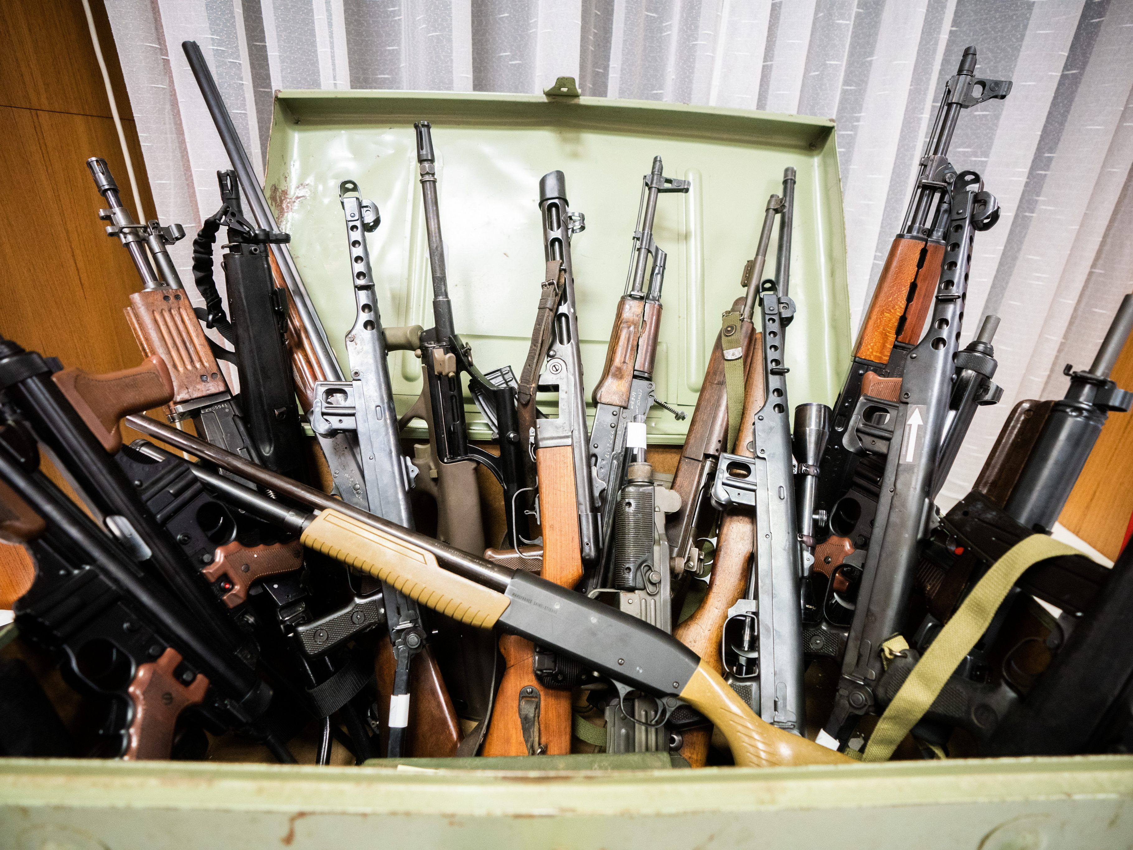 Beschlagnahmte Waffen