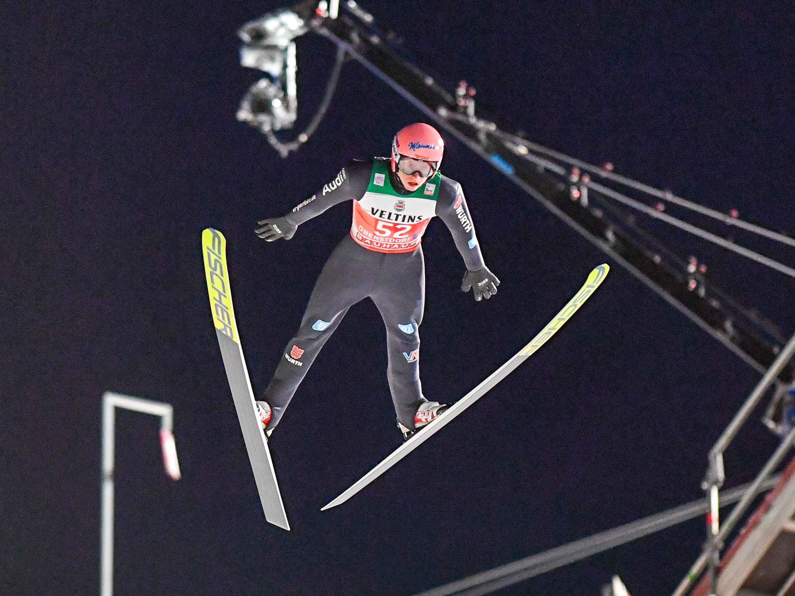 Karl Geiger feierte in Oberstdorf seinen ersten Tournee-Sieg
