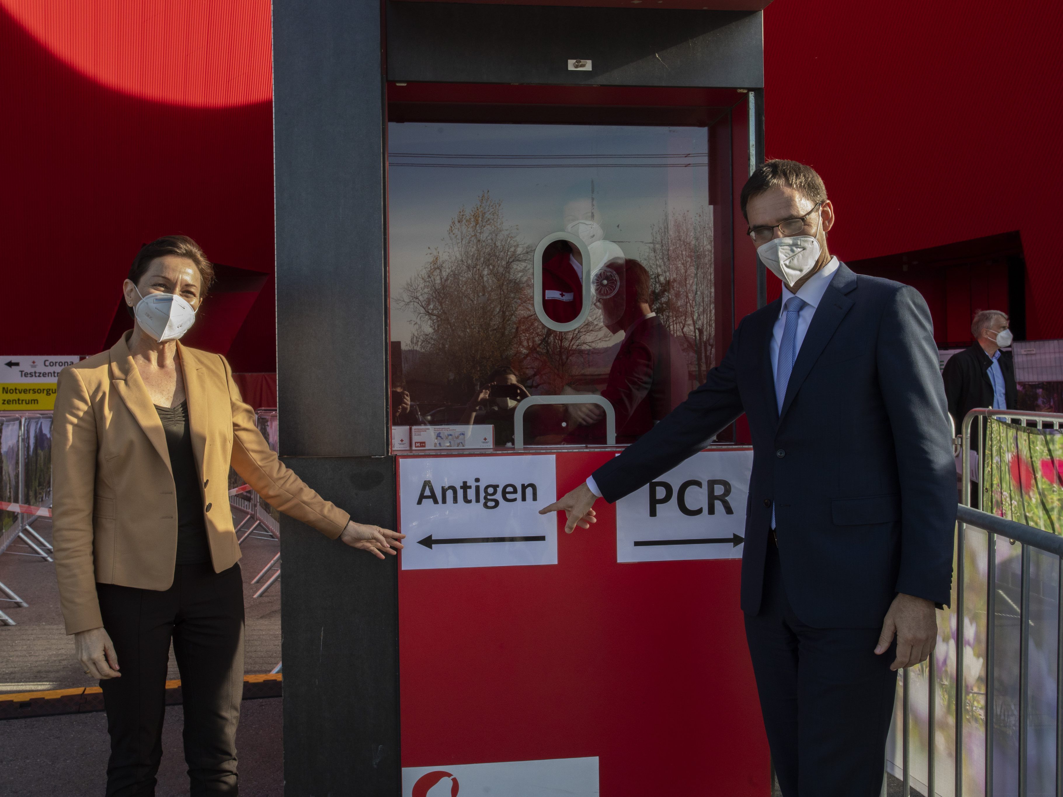 Über 105.000 Vorarlberger nahmen sich am Wochenende Zeit für den Antigen-Test.