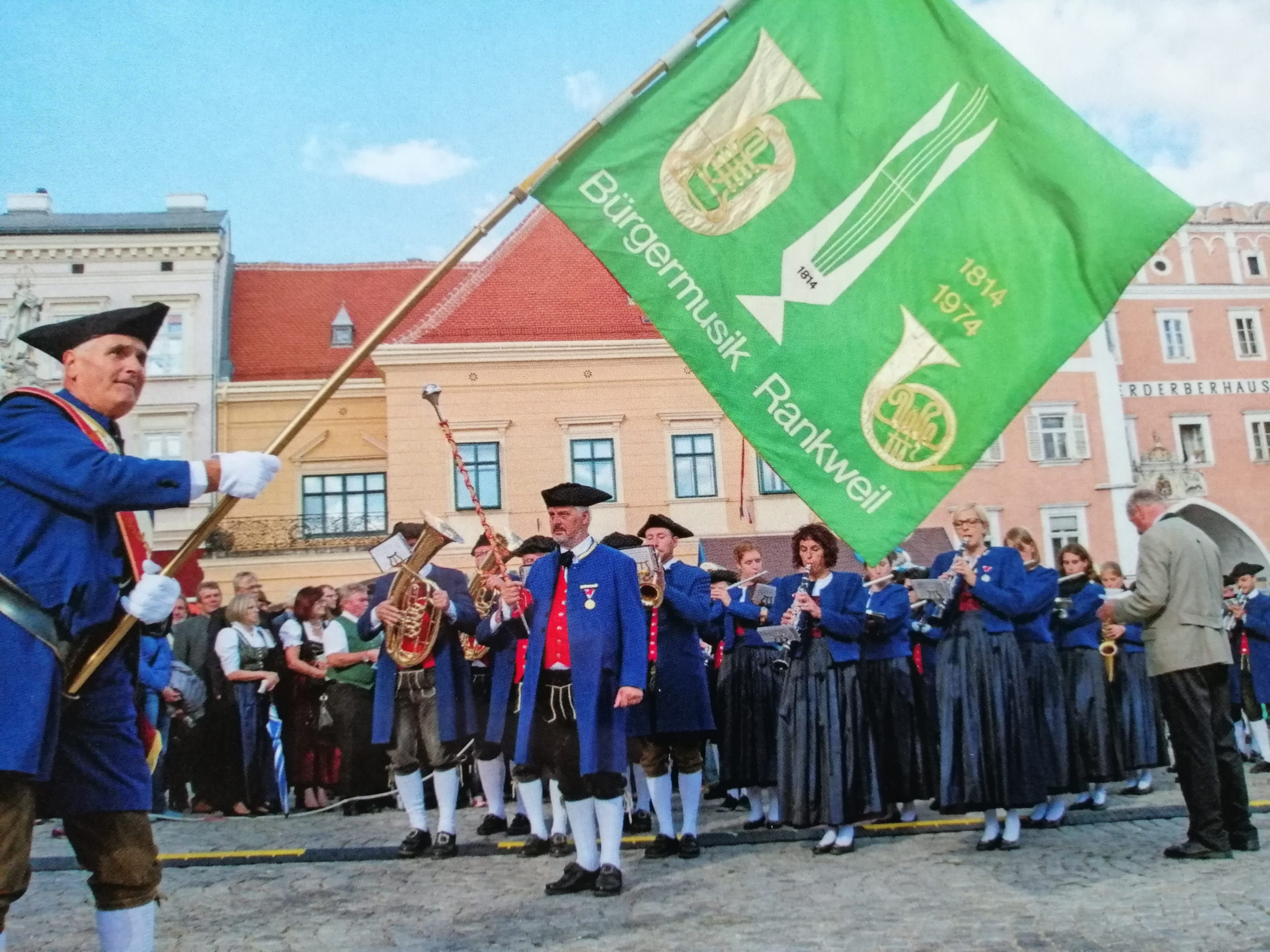 Verdienstzeichen in Silber vom österreichischen Blasmusikverband für den Rankler Guntram Sauerwein