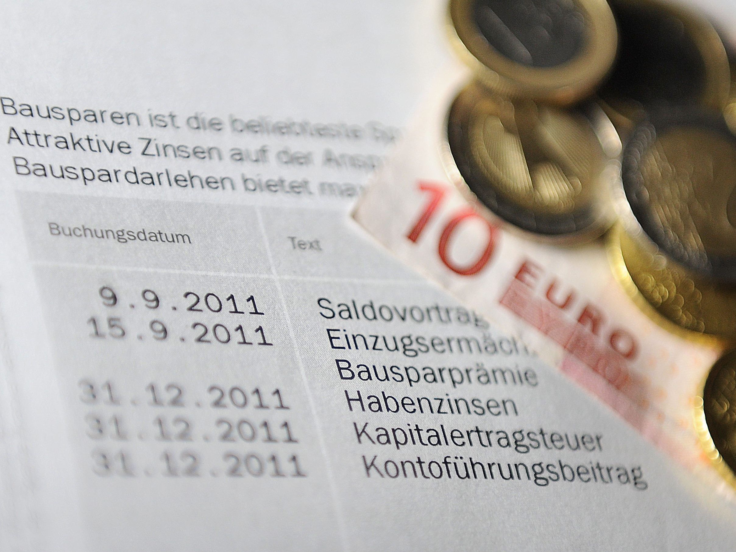 Bausparprämie beträgt 1,5 Prozent.