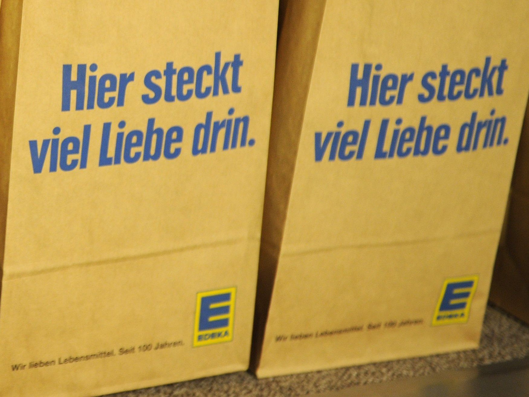 Bei Edeka steckt scheinbar auch viel Ironie drin.