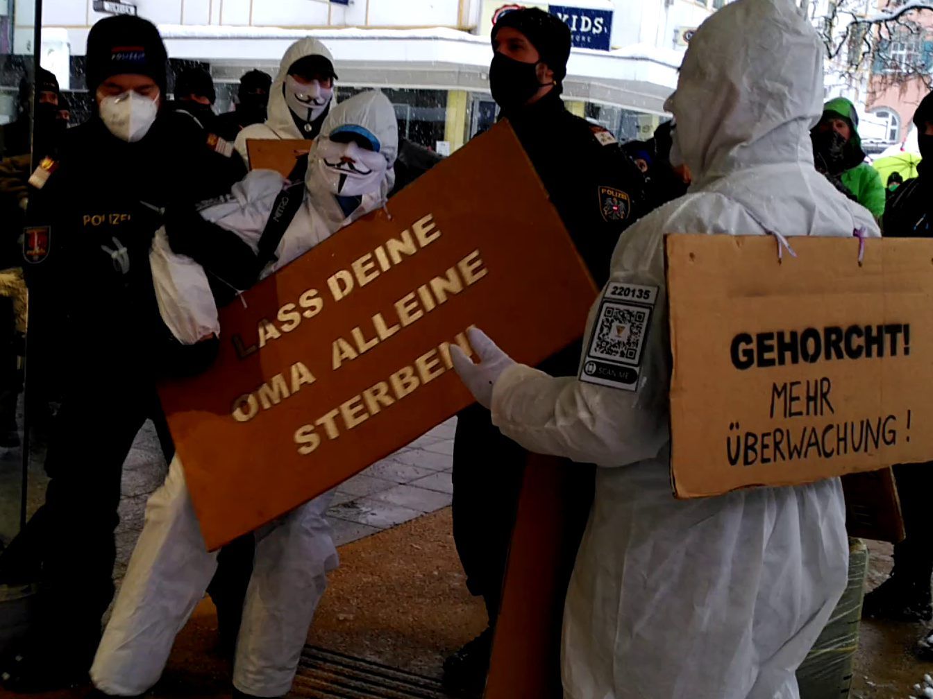 Im Zuge der Bregenzer "Corona-Maßnahmen-Demo" am vergangenen Sonntag kam es zu einer Festnahme.
