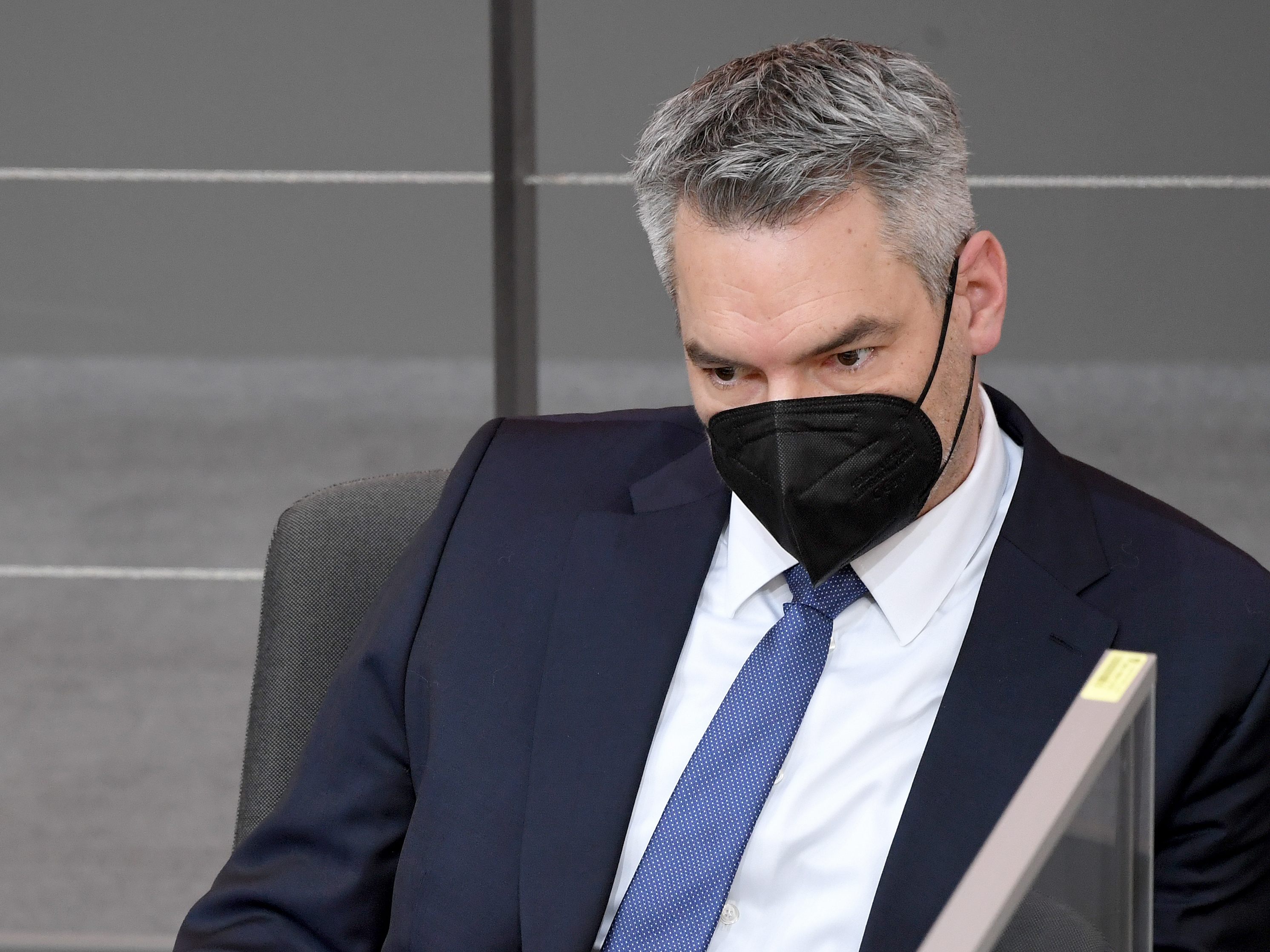Misstrauensantrag der FPÖ und der SPÖ gegen Nehammer