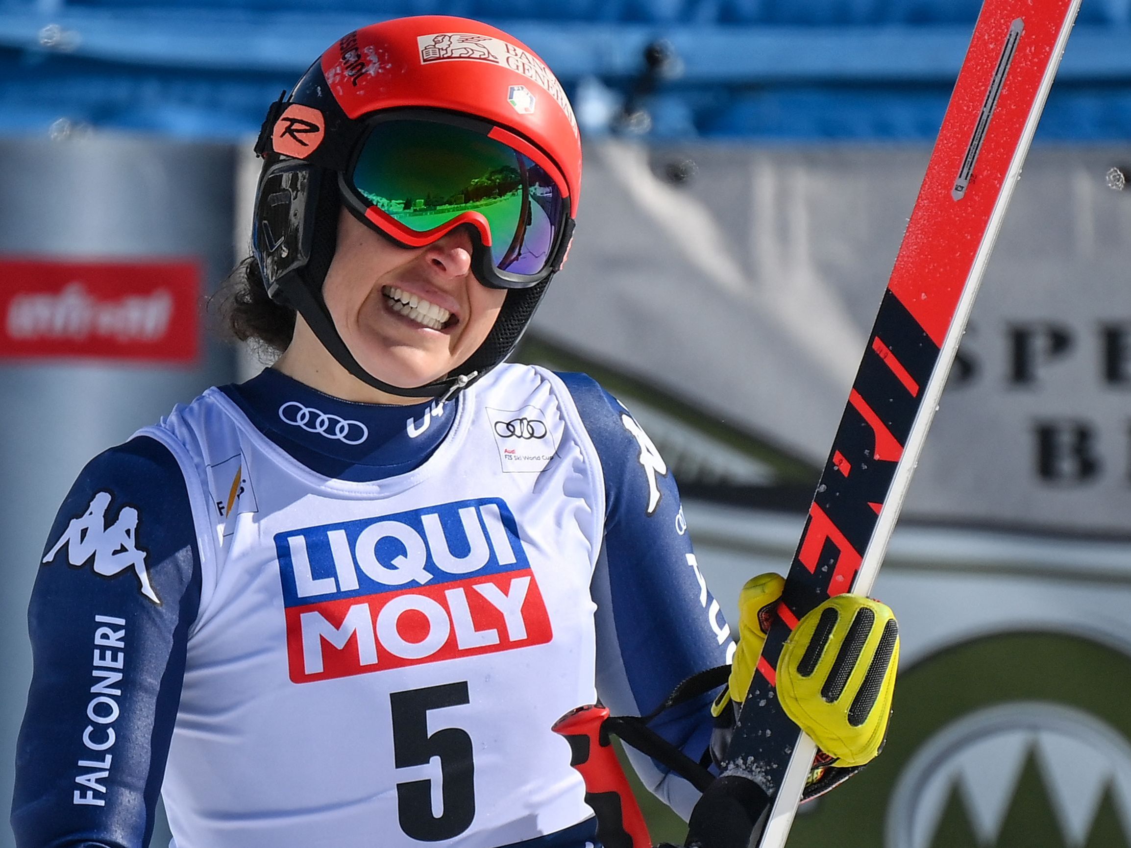 Brignone holt sich den Heimsieg im Fassatal.