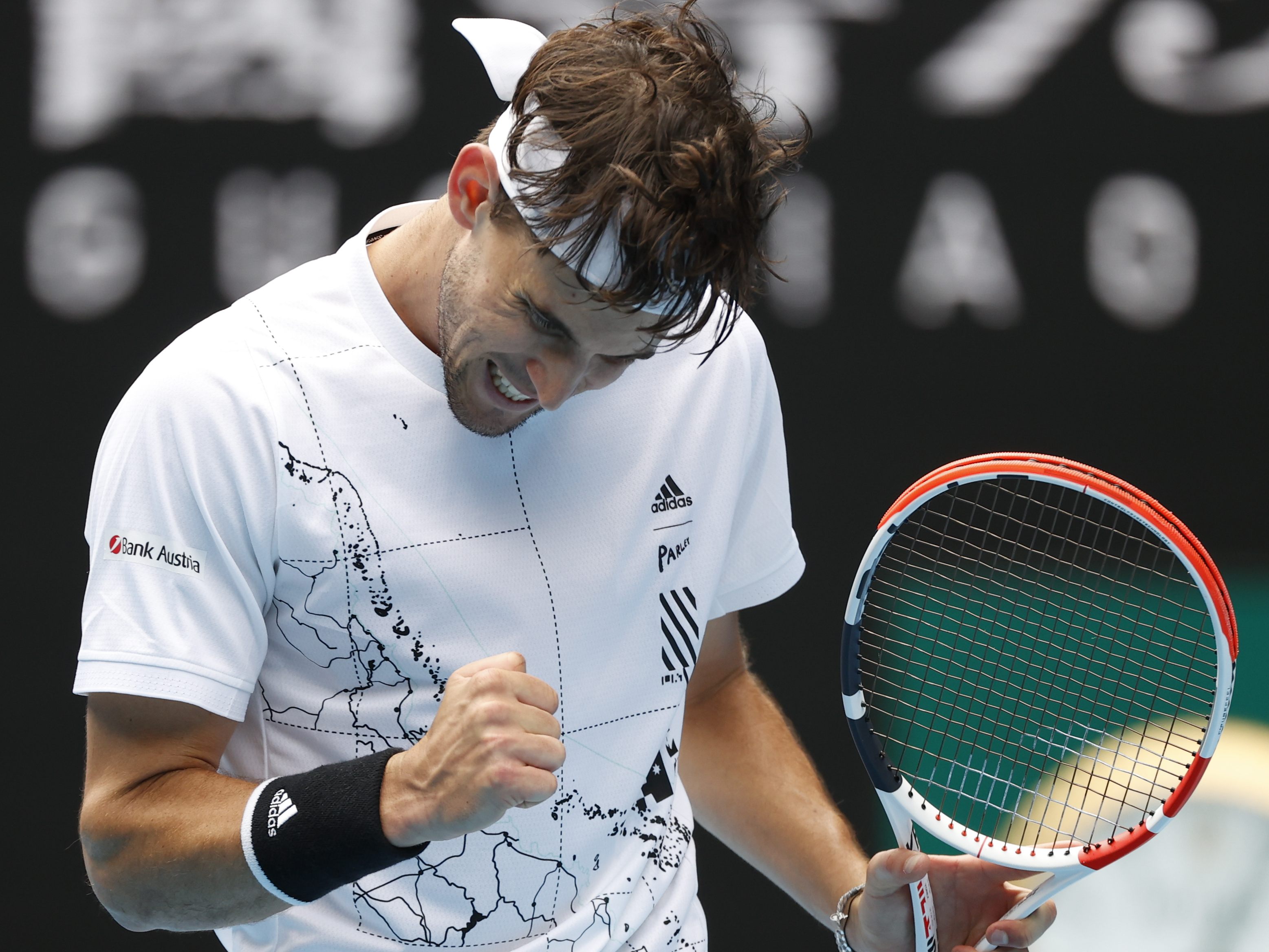 Dominic Thiem steht in der zweiten Runde der Australian Open.