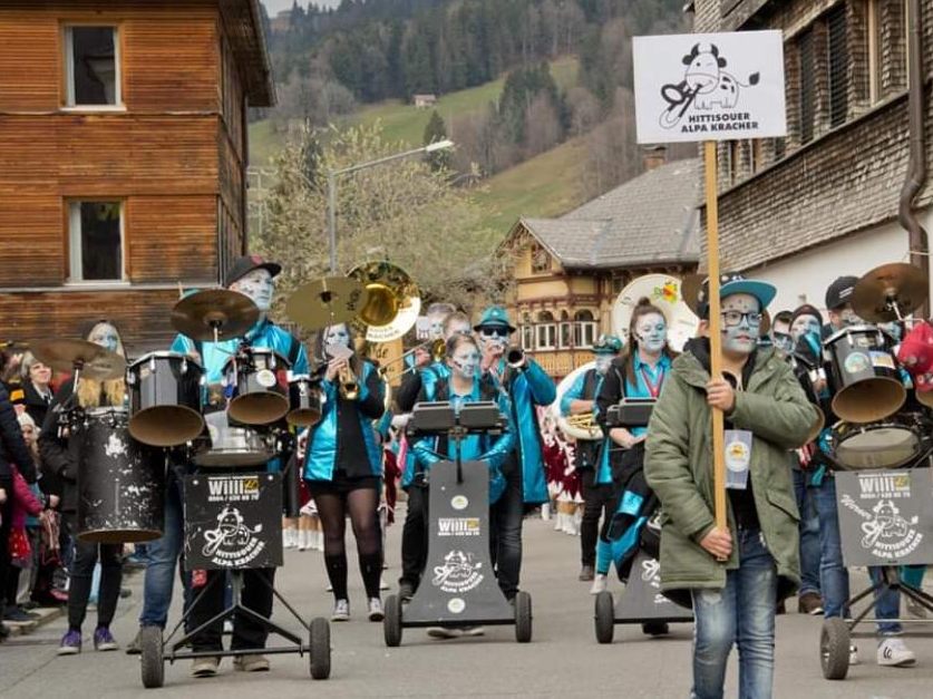 Der Faschingsumzug in Hittisau findet heuer digital statt.