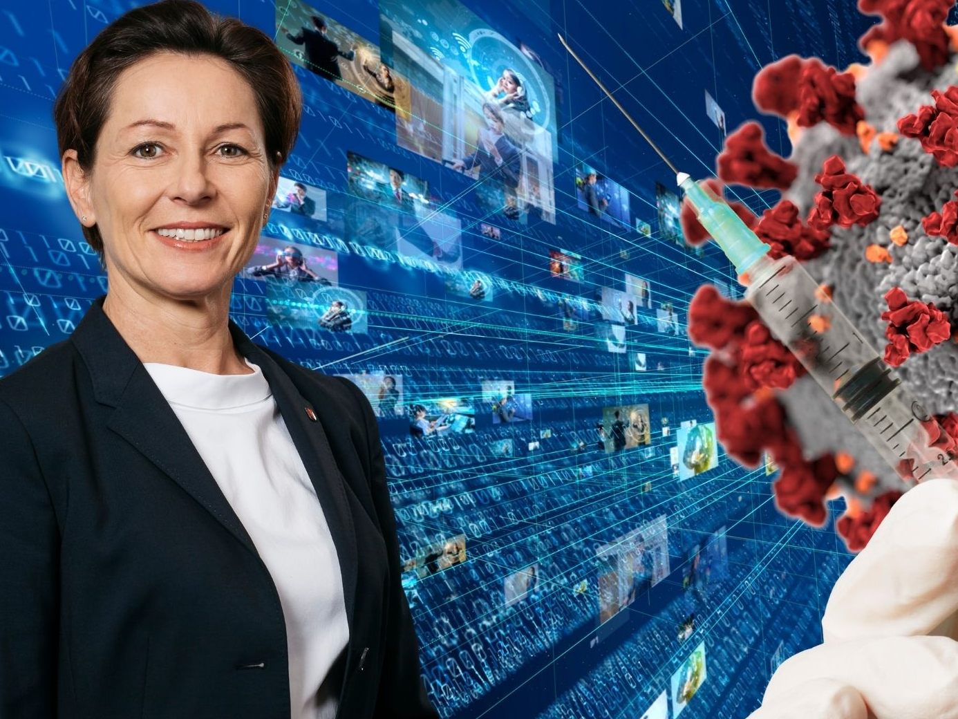 Landesrätin Martina Rüscher rät zur Impfung, auch mit Verweis auf eine Bevorteilung