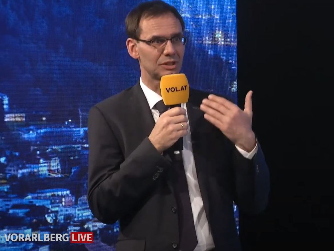 LH Markus Wallner bei "Vorarlberg Live" am Montag zu den Grenzkontrollen.