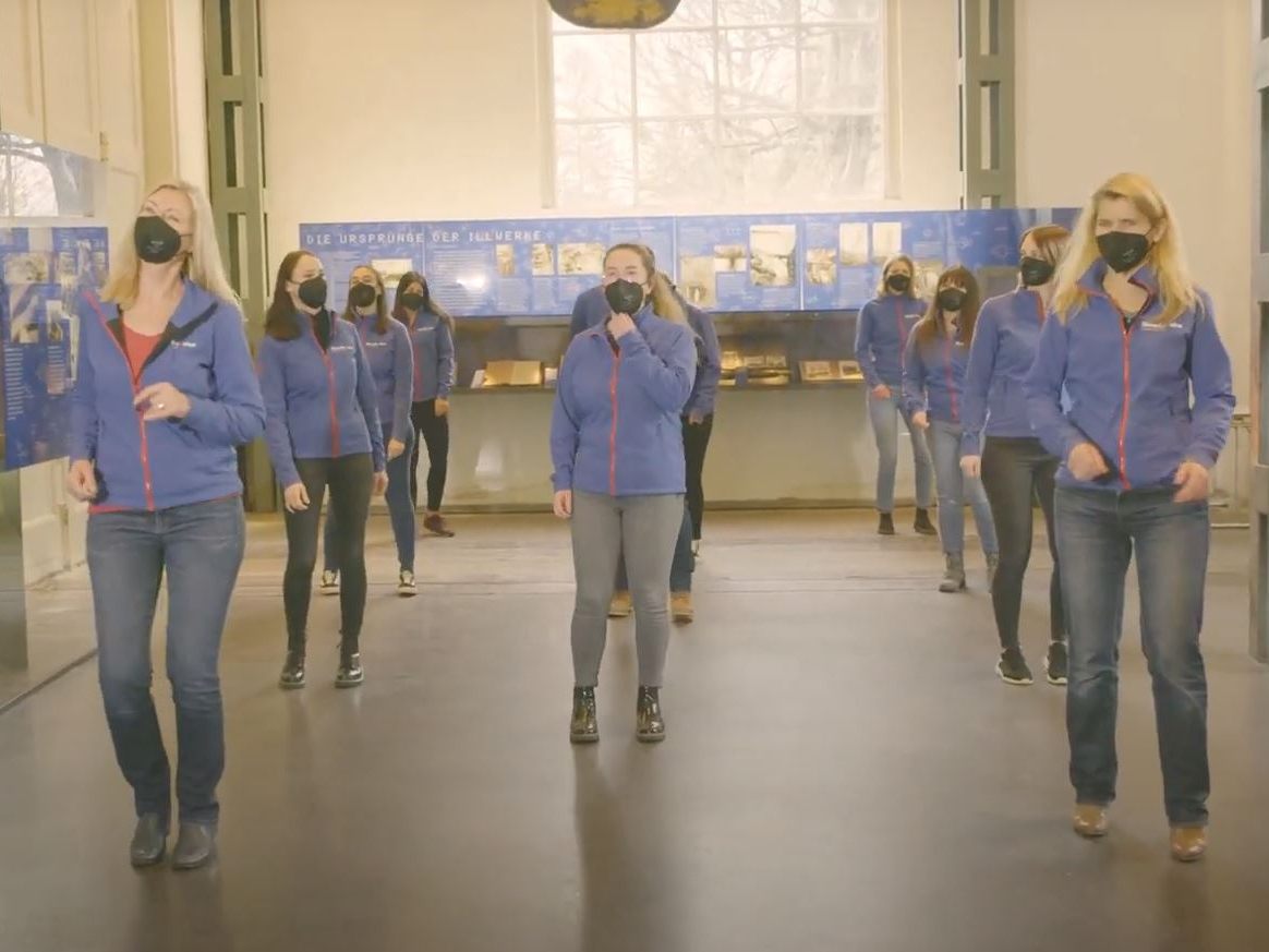 "Jerusalema Dance Challenge" der illwerke vkw AG.