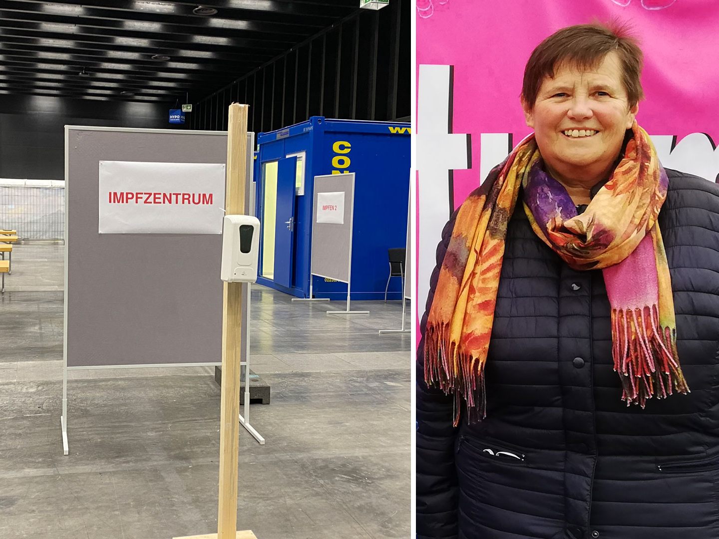 Auch Brigitte Carugati ließ sich am Freitag mit dem AstraZeneca-Impfstoff geimpft.
