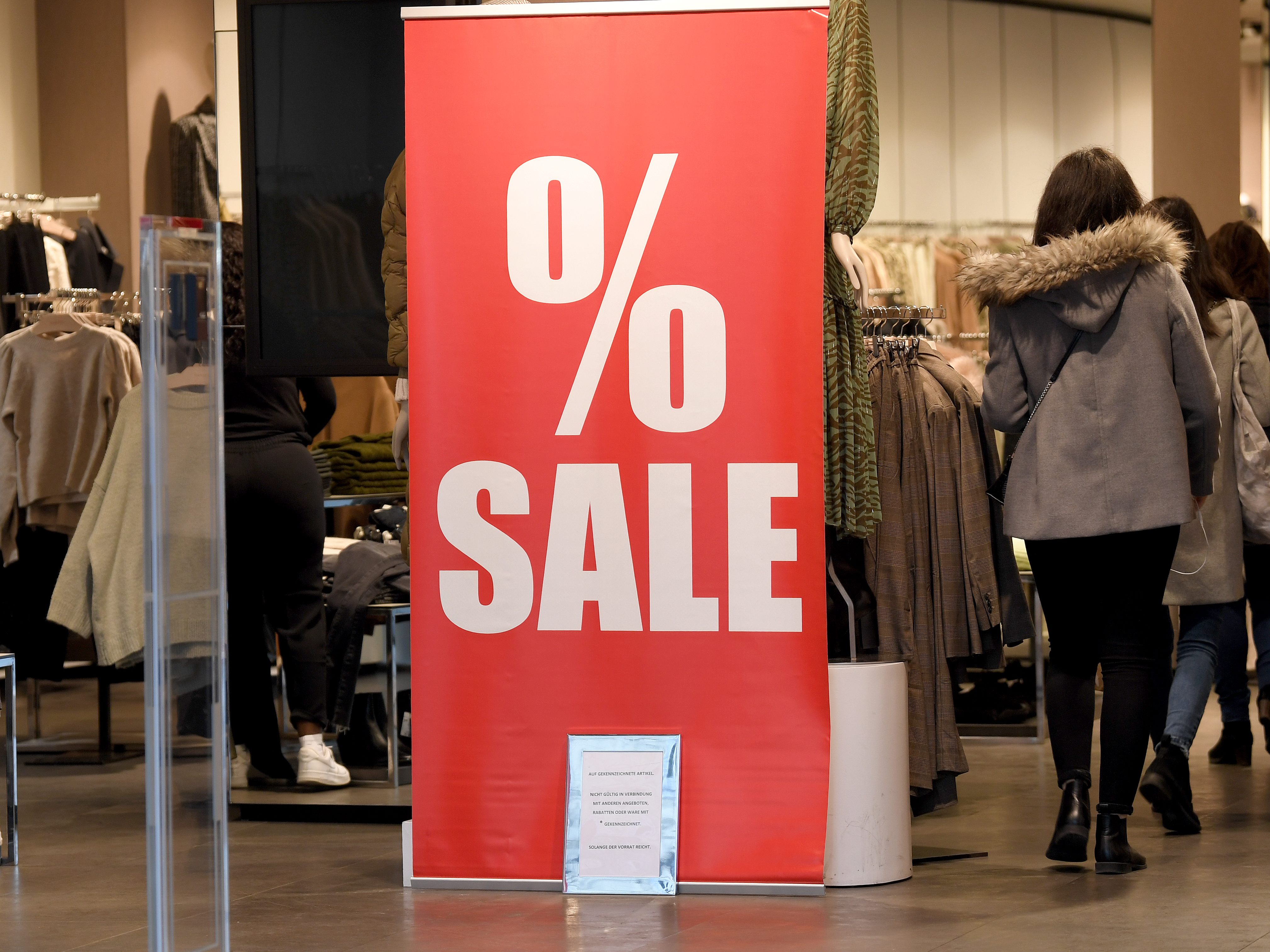 Am Montag dürfte das Schnäppchen-Shopping losgehen.
