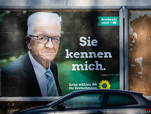 Grüner Kretschmann vor zweiter Wiederwahl in Baden-Württemberg