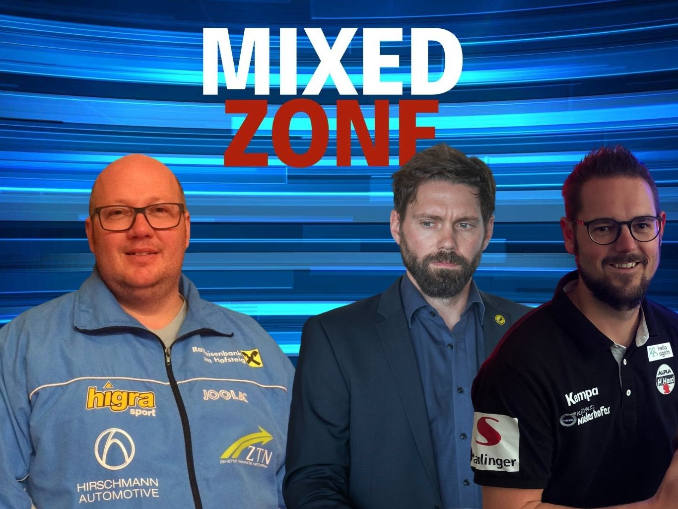 Matthias Gunsch, Björn Tyrner und Markus Köberle zu Gast in der MIXED ZONE.