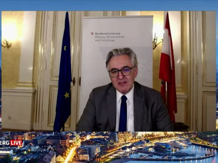 Martin Netzer, Generalsekretär im Bildungsministerium, war zu Gast in "Vorarlberg live".