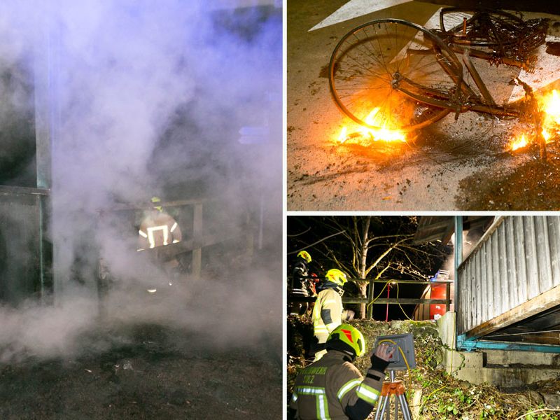 Brandstiftung in Sulz