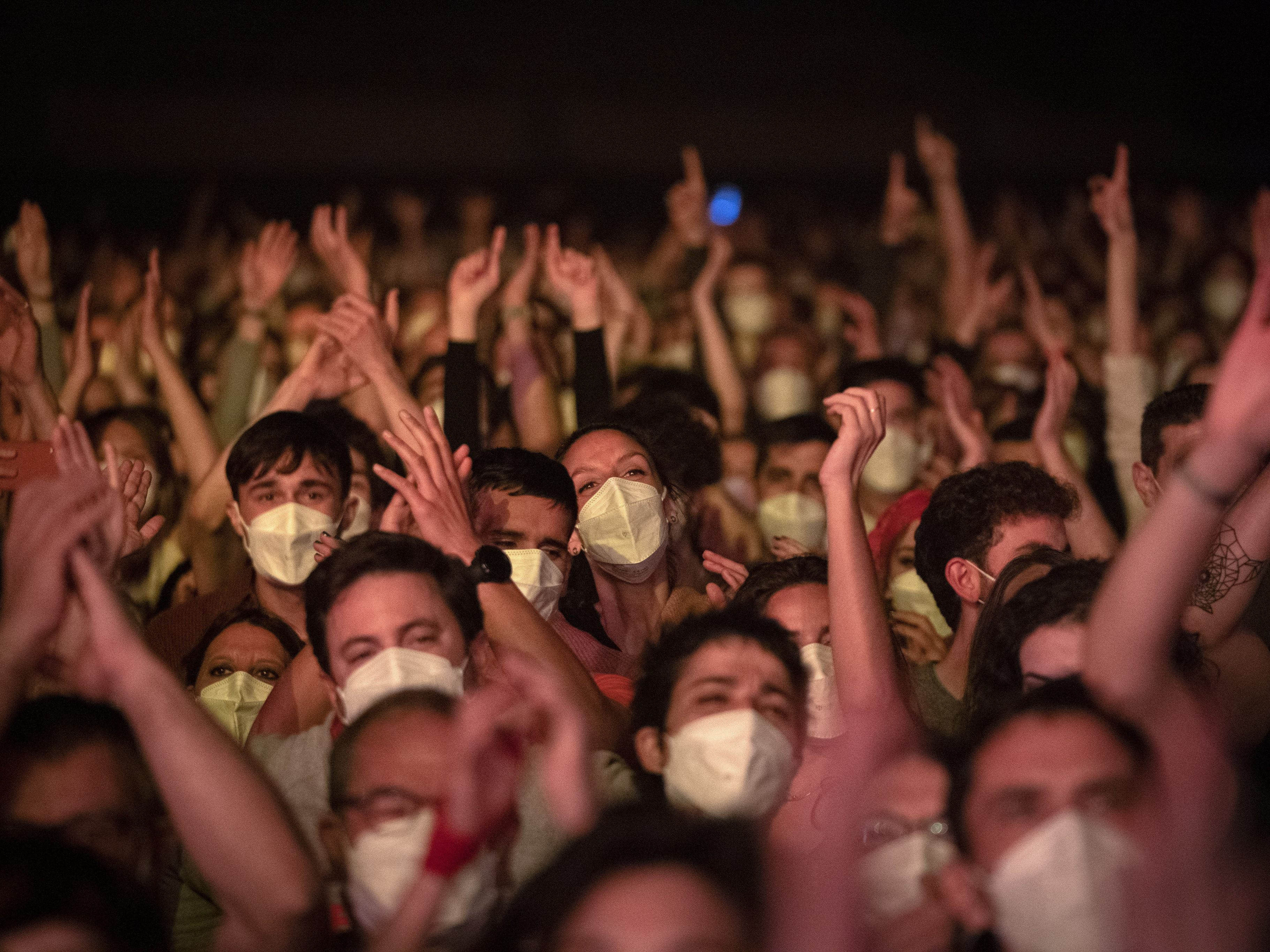 In Spanien fand kürzlich das erste Großkonzert mit 5.000 Besuchern statt.