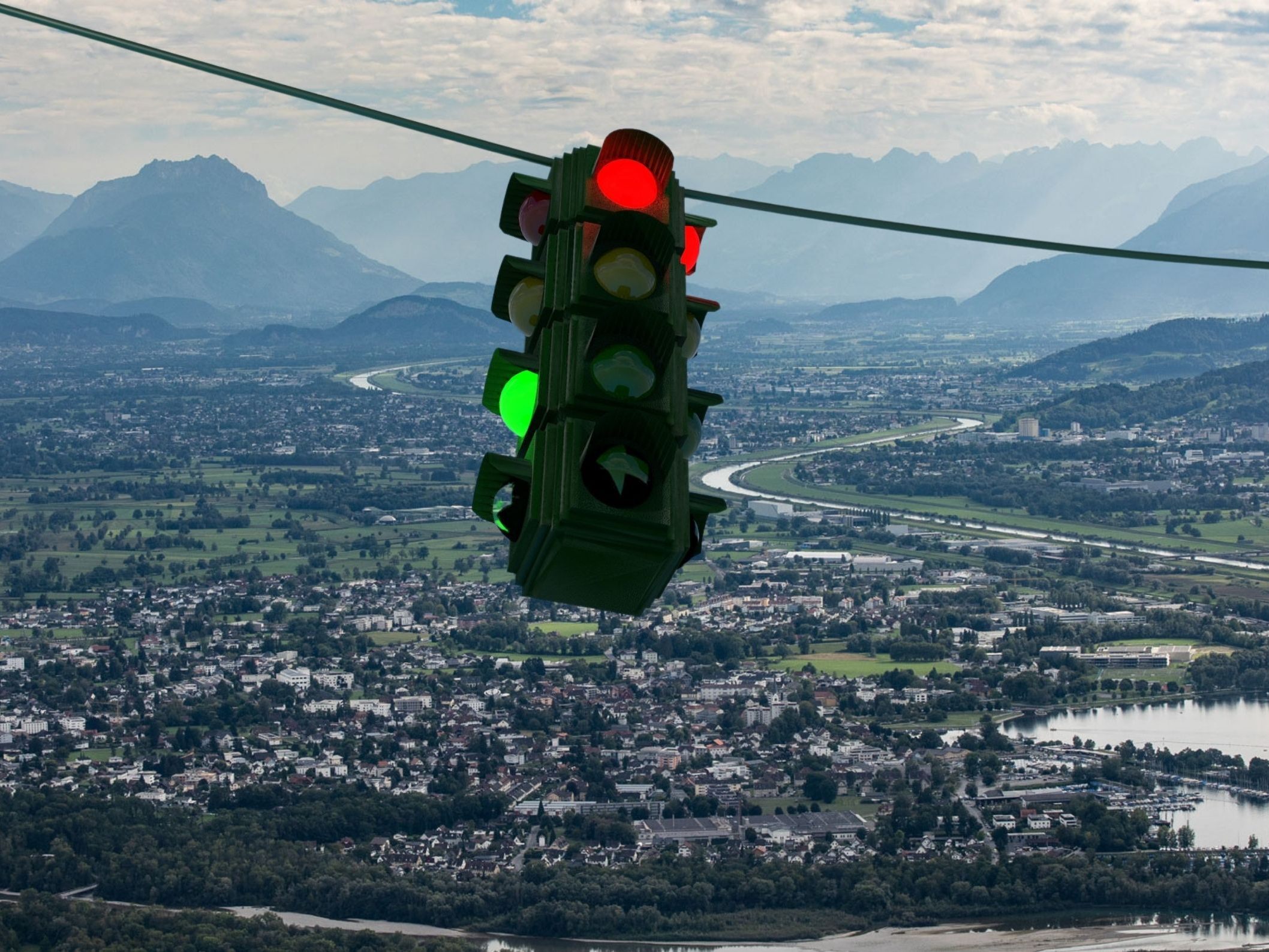 Die Corona-Ampel in Vorarlberg steht auch weiterhin auf "orange".