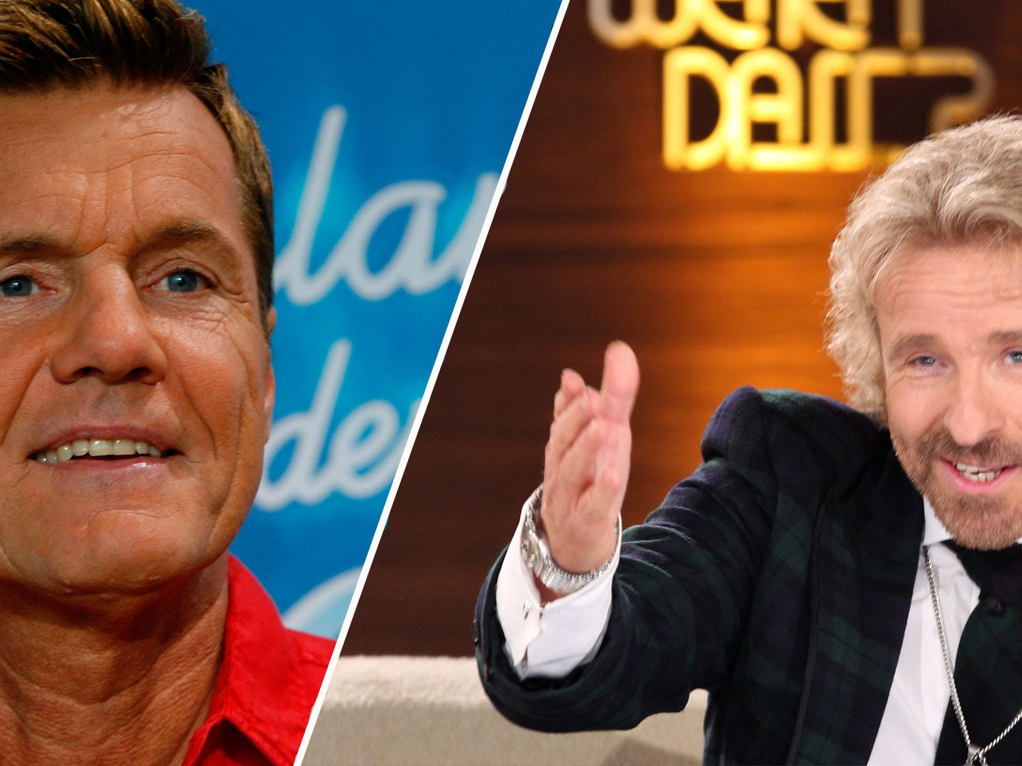 Dieter Bohlen und Thomas Gottschalk.