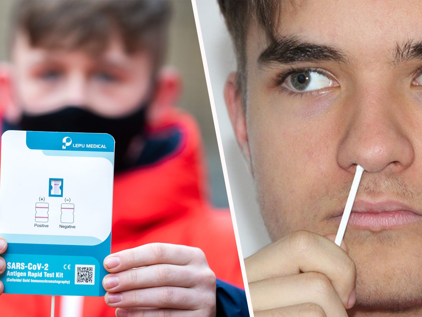 "Nasenbohrtests" gehören zum neuen Schulalltag.