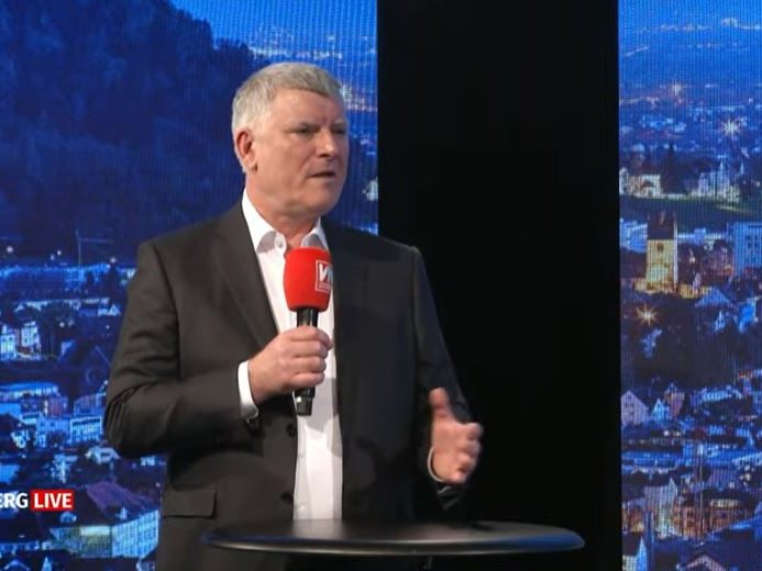 Zumtobel-CEO Alfred Felder zu Gast in "Vorarlberg live".
