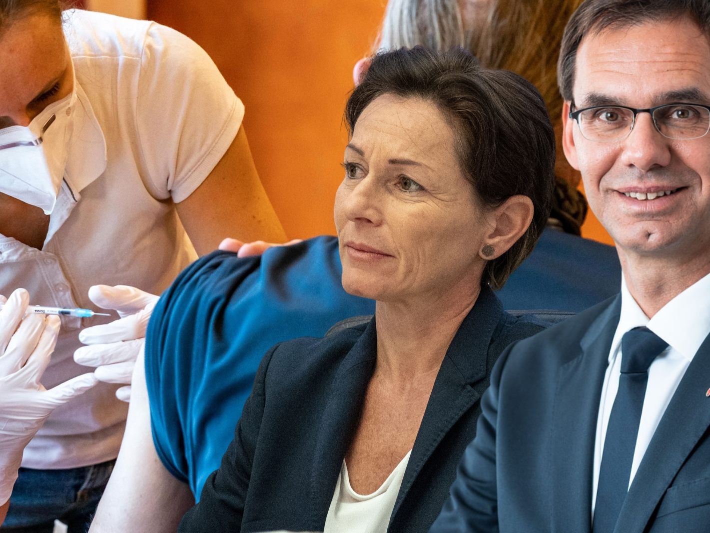 Landeshauptmann Wallner und Landesrätin Rüscher: Überwindung der Pandemie erfordert hohe Impfbereitschaft.
