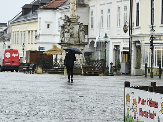 Derzeit eher leere Fußgängerzone in Eisenstadt