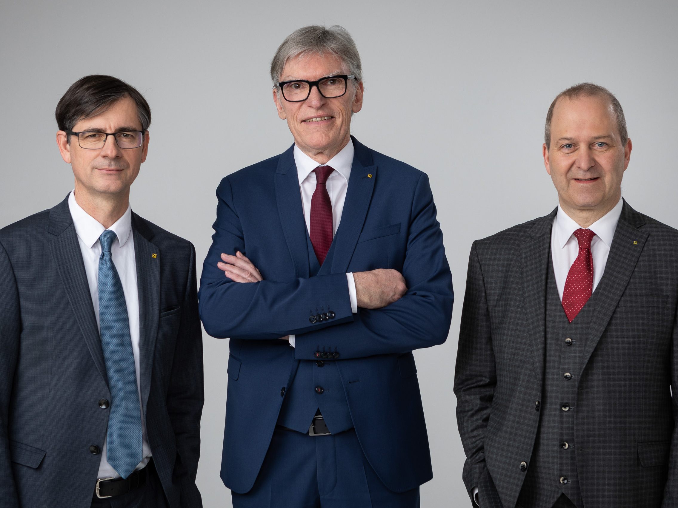 Der Vorstand der Raiffeisen Vorarlberg sieht optimistisch in die Zukunft.