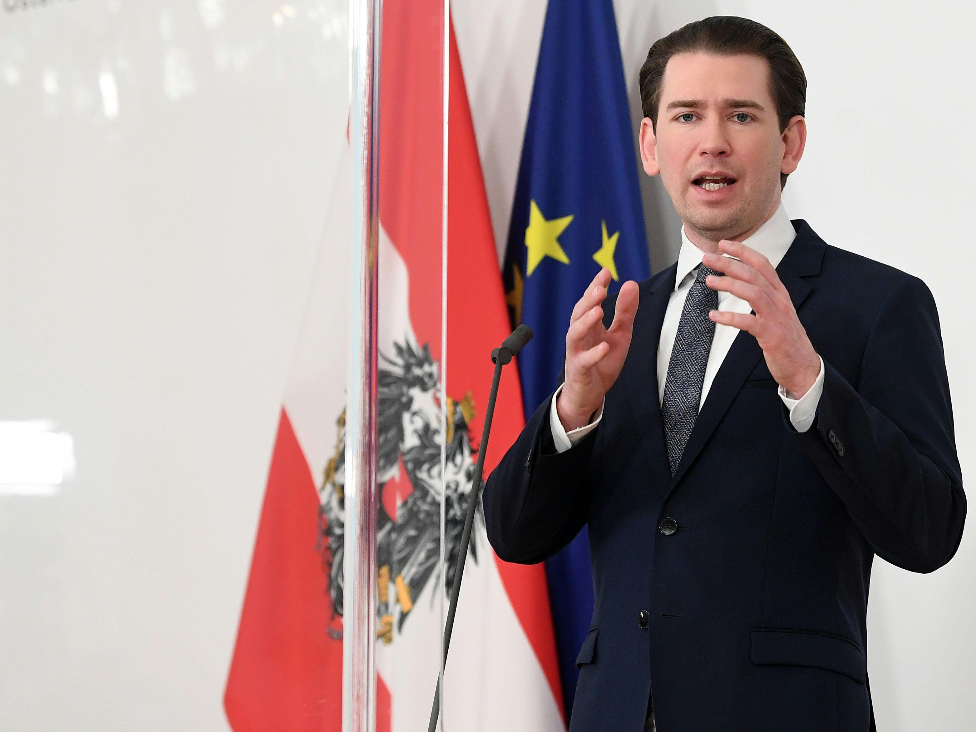 Sebastian Kurz appelliert zu Ostern an die Bevölkerung.