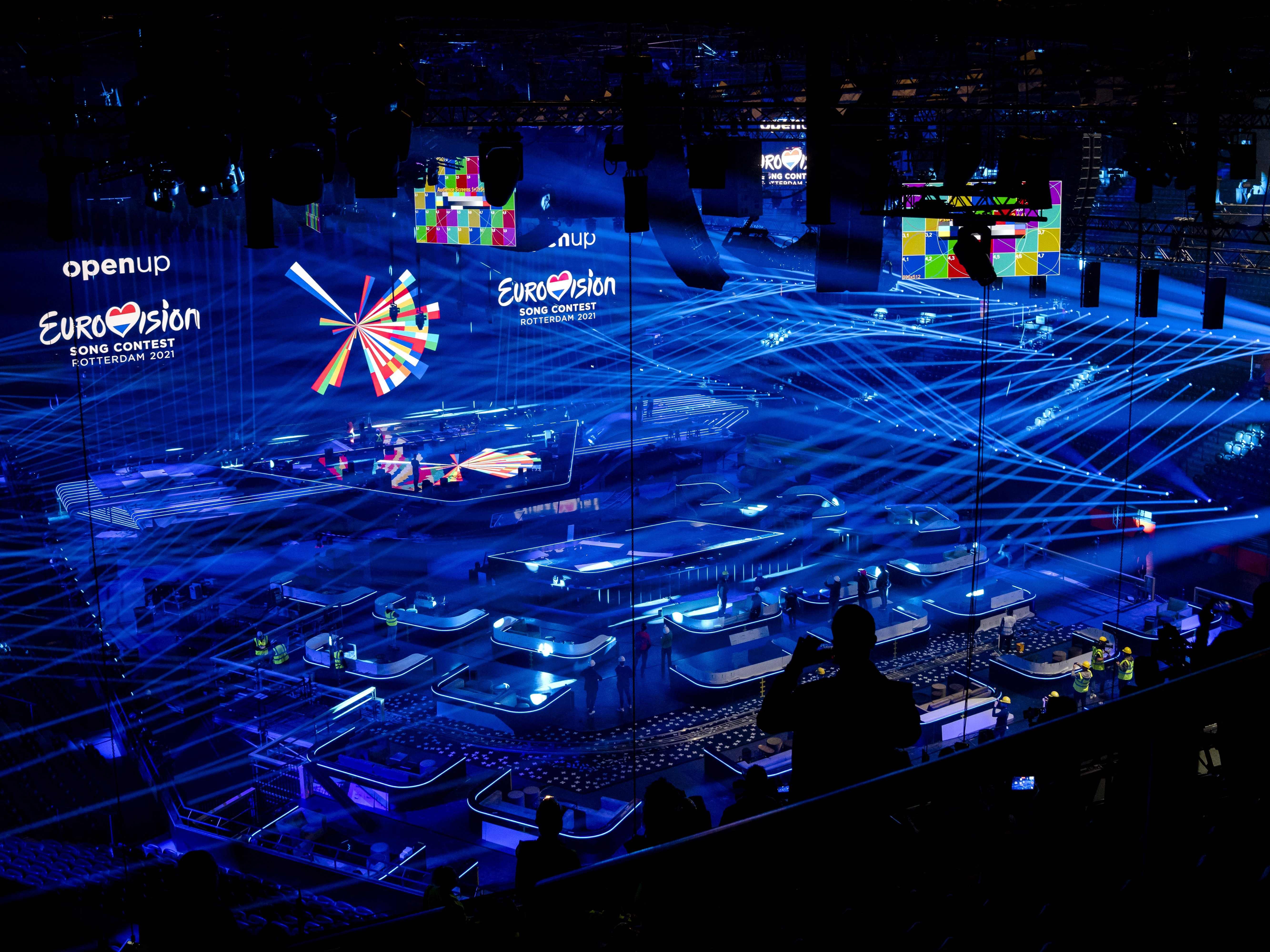 Die ESC-Kandidaten werden in der Ahoy Arena in Rotterdam vor 3.500 Zusehern performen.
