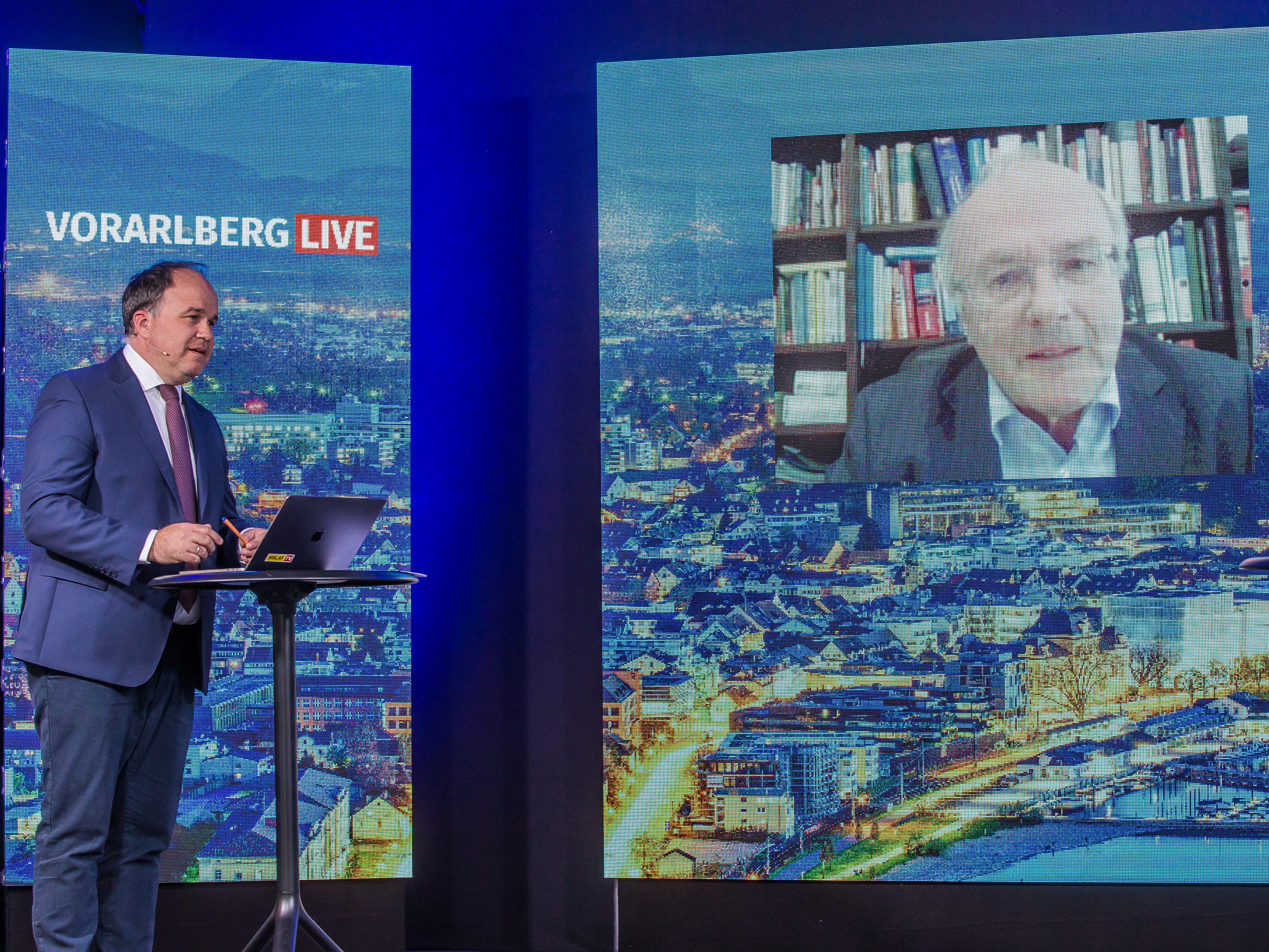 Dr. Reinhard Haller zu Besuch bei "Vorarlberg LIVE".