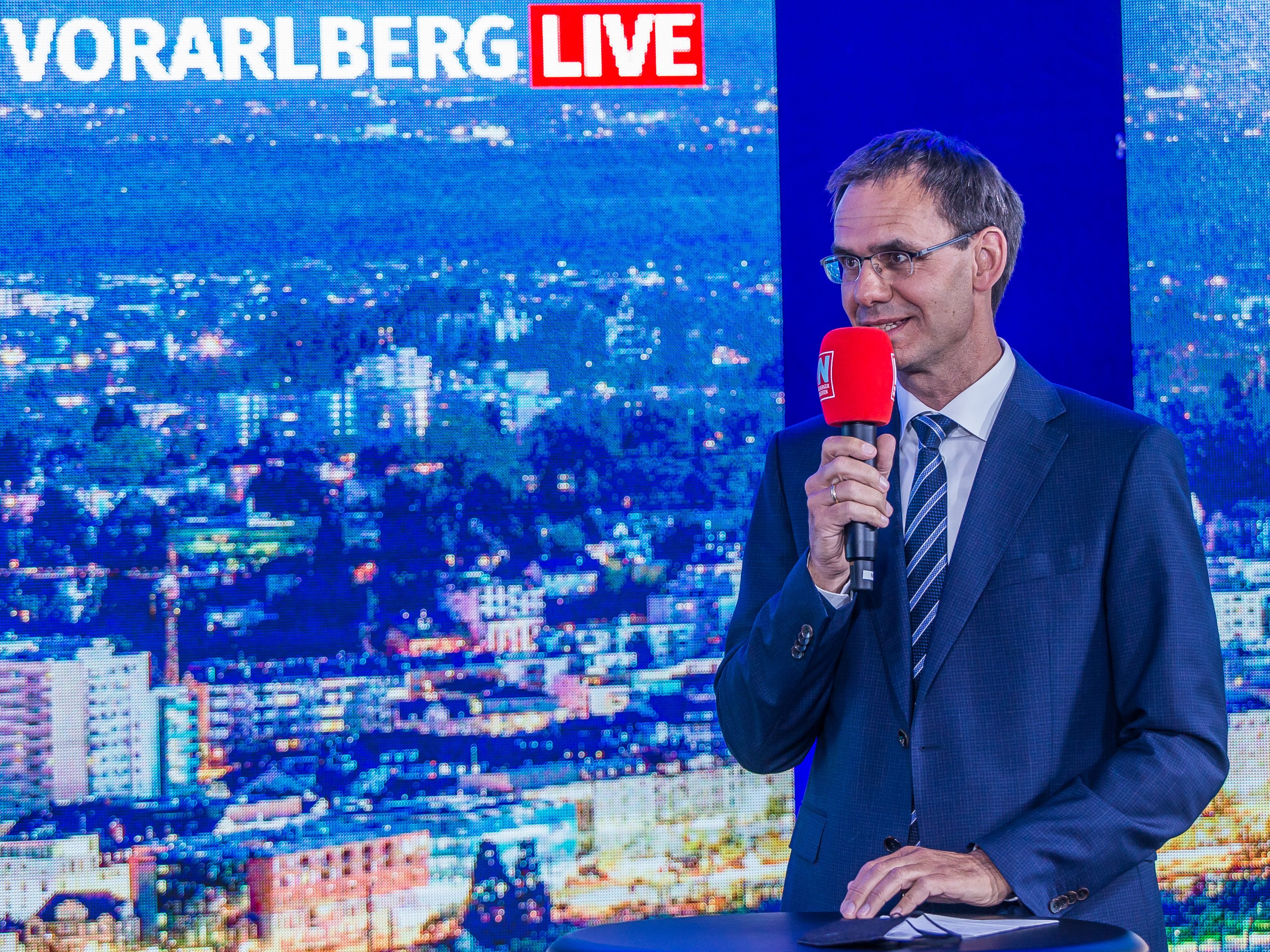 Markus Wallner am Dienstag bei "Vorarlberg LIVE"
