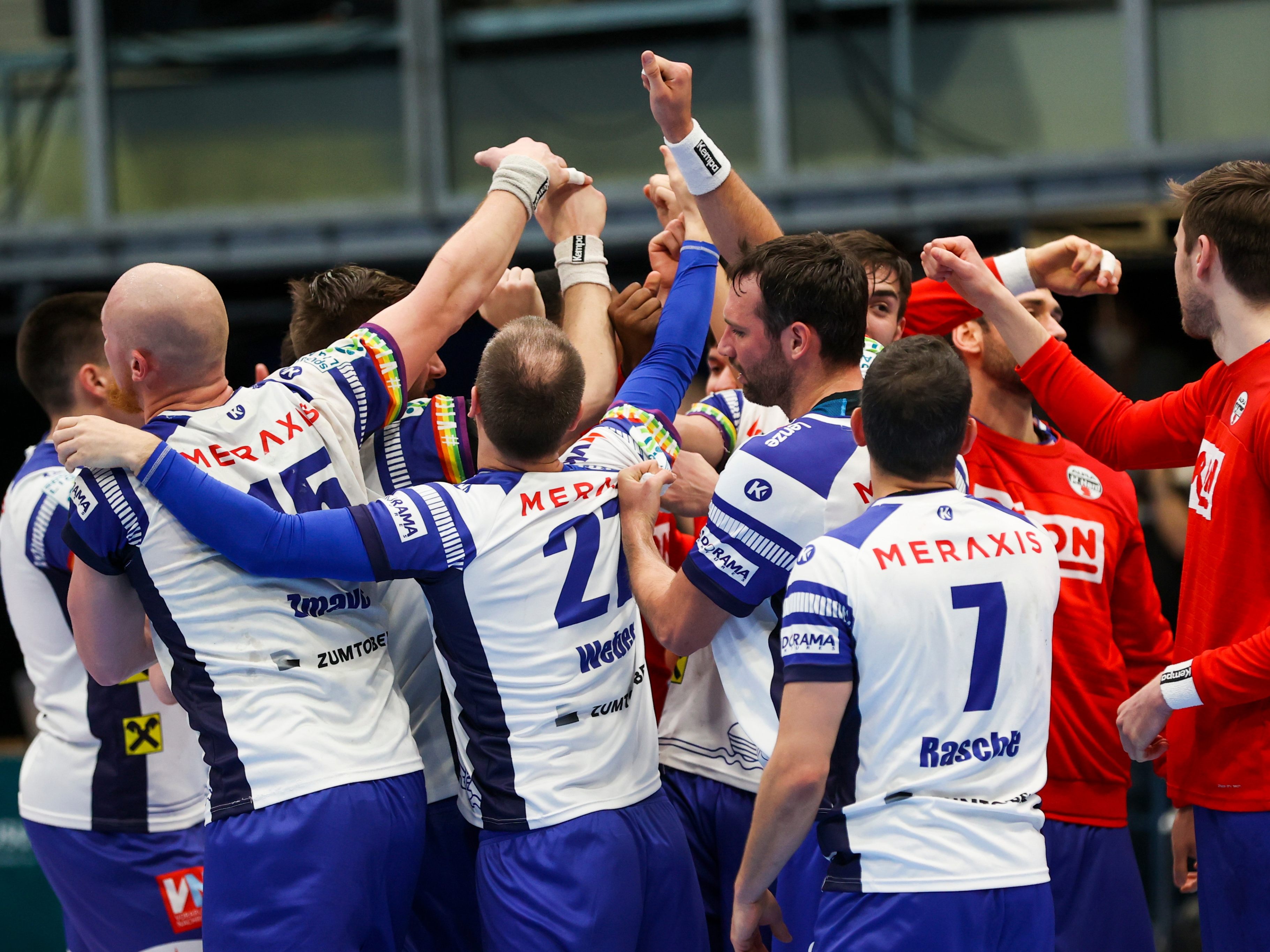 Die Harder Handballer hatten heute einen weiteren Grund zu jubeln.