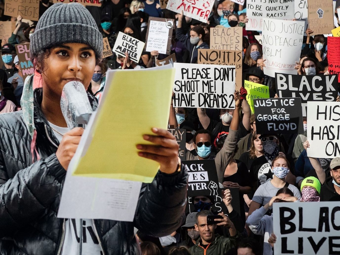 Noreen Mughal von Black Lives Matter Vorarlberg.