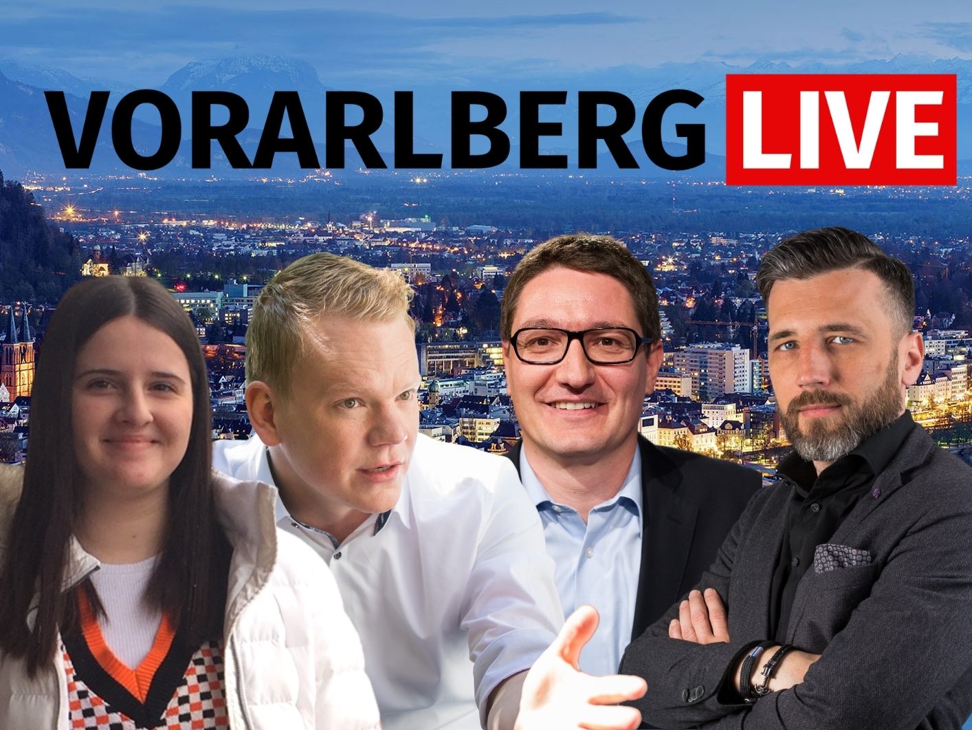 Kristina Stefanovic, Christof Bitschi (FPÖ) und Reinhold Einwallner (SPÖ) um 17 Uhr zu Gast in "Vorarlberg LIVE"