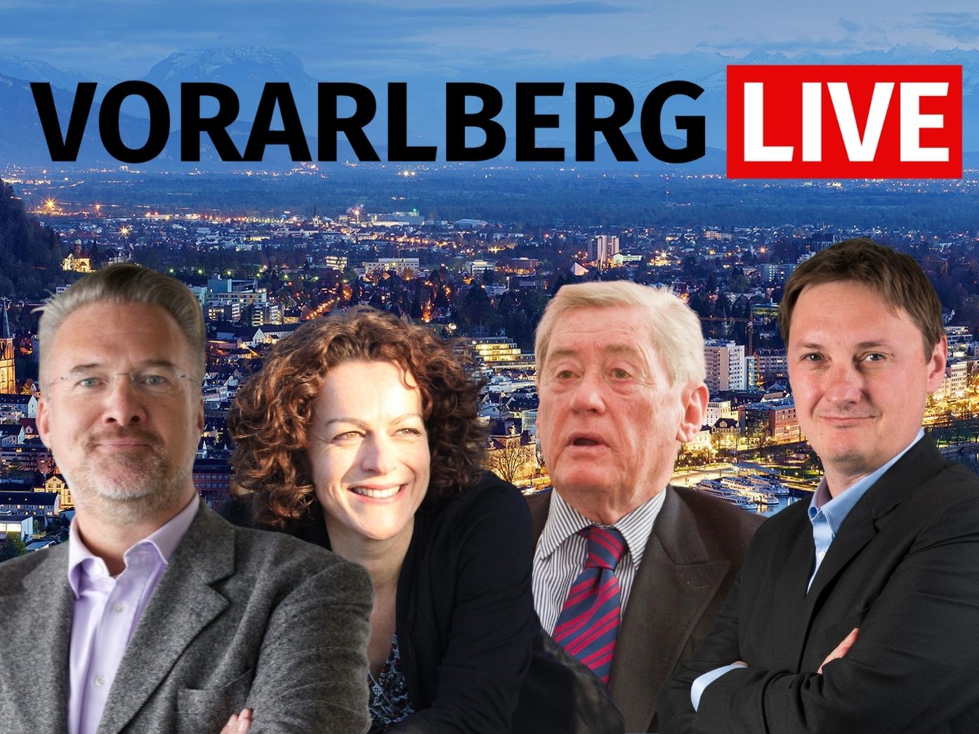 Dominik Cofalka, Miriam Spieler und Dr. Hannes Androsch heute im Gespräch mit Marc Springer