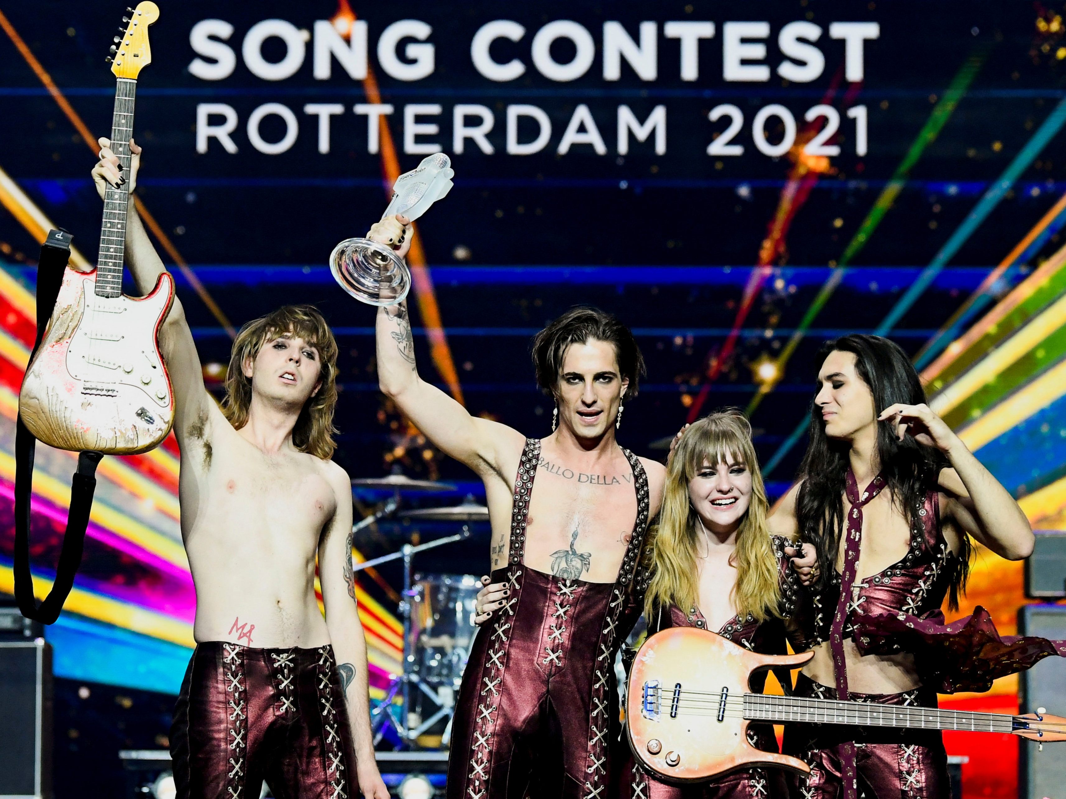 ESC-Gewinner Maneskin: Video löste Spekulationen über Kokainkonsum aus.