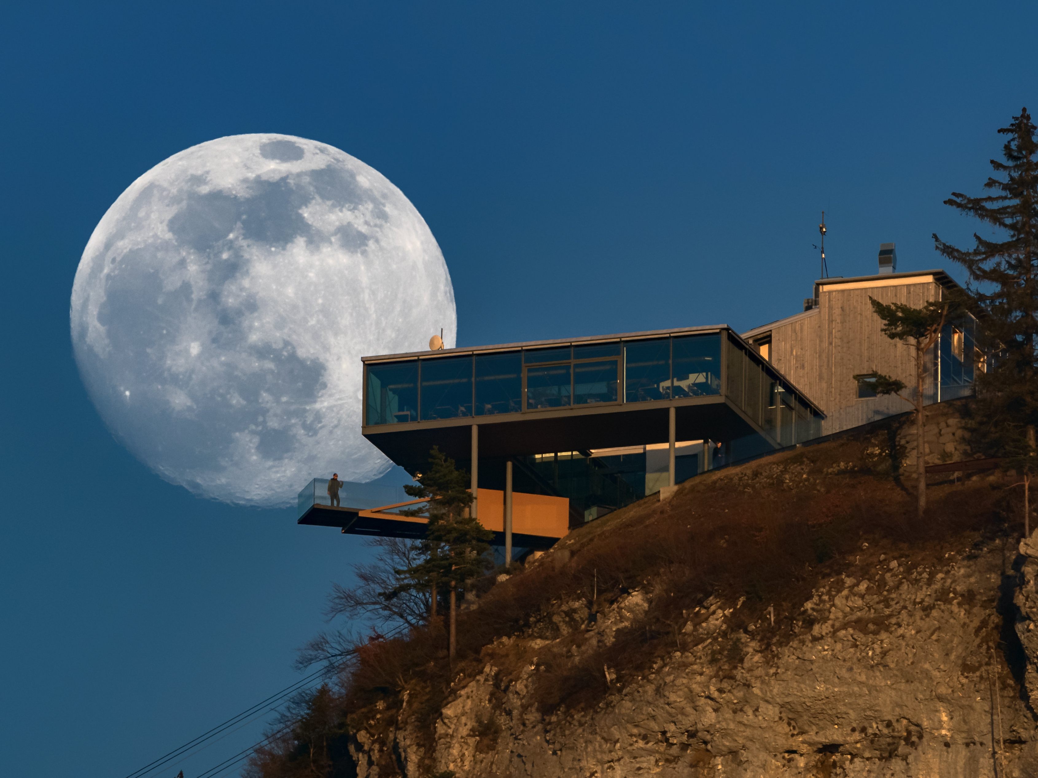 "Supermond": Vollmond am Mittwoch wirkt besonders groß.