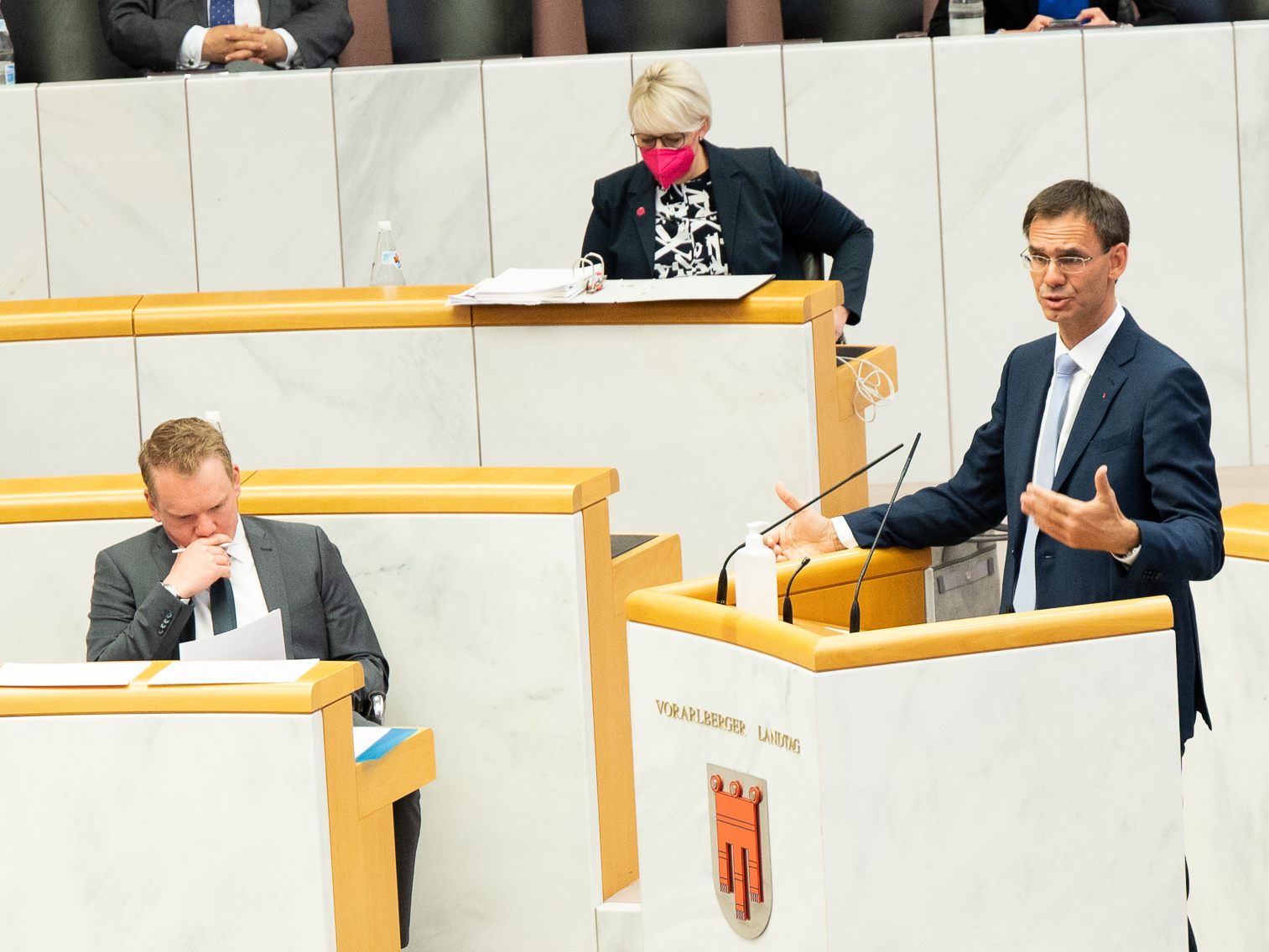Landeshauptmann Wallner zog eine positive Zwischenbilanz.