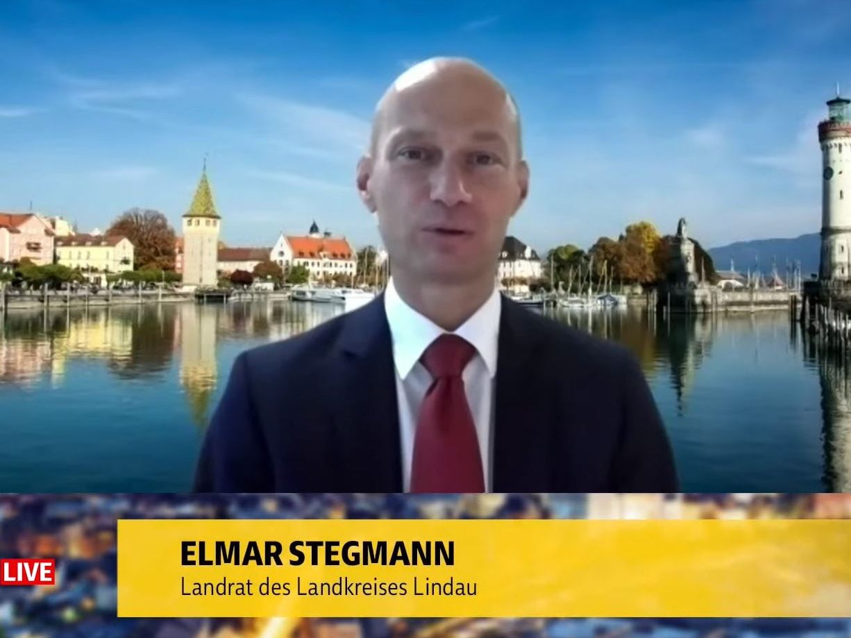Der Lindauer Landrat Elmar Stegmann zu Gast bei "Vorarlberg LIVE".