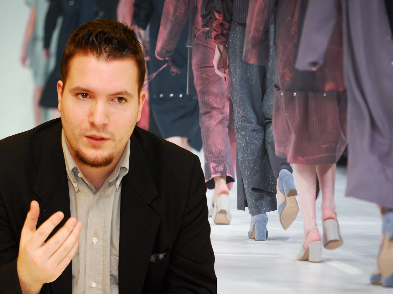 Dominik Wachta veranstaltet die erste Modeshow des Jahres.