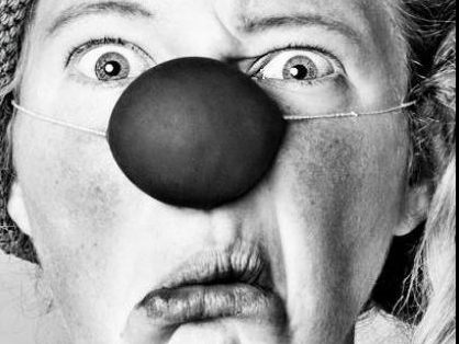 Clownfrau "Lillilu" Lisa Suitner zu Gast im Klubhaus.