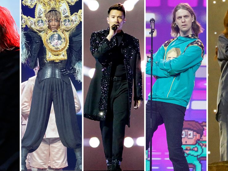 Vincent Bueno (Mitte) hat im zweiten ESC-Halbfinale 16 starke Konkurrenten.