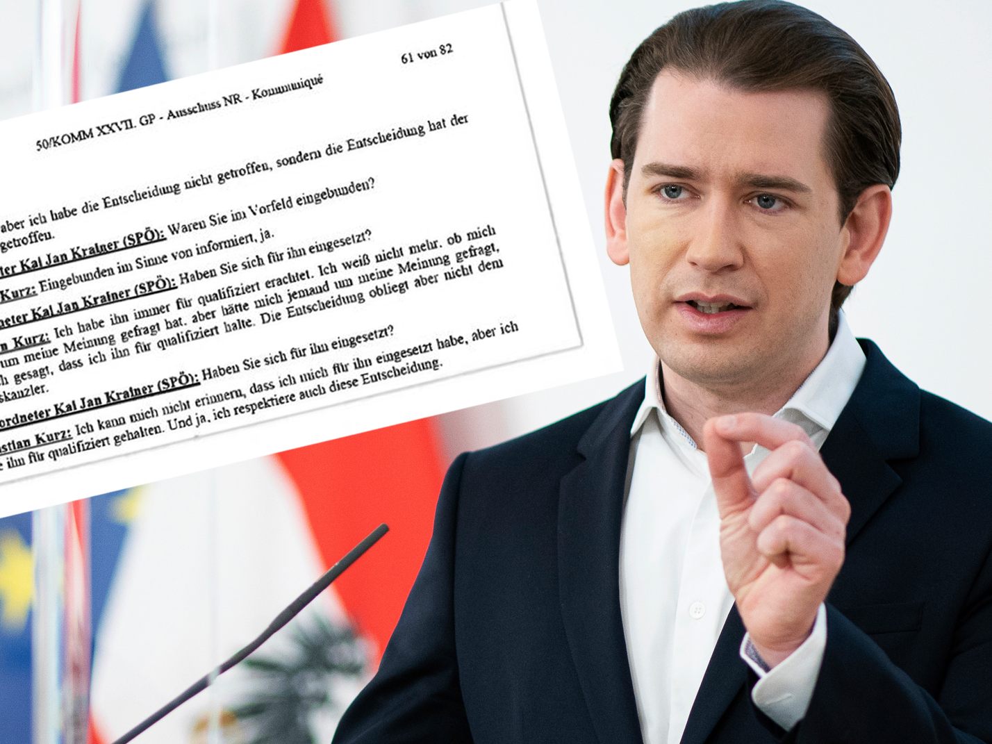 Ausgelöst haben das Verfahren nach Angaben der Wirtschafts- und Korruptionsstaatsanwaltschaft mehrere Anzeigen gegen Sebastian Kurz.