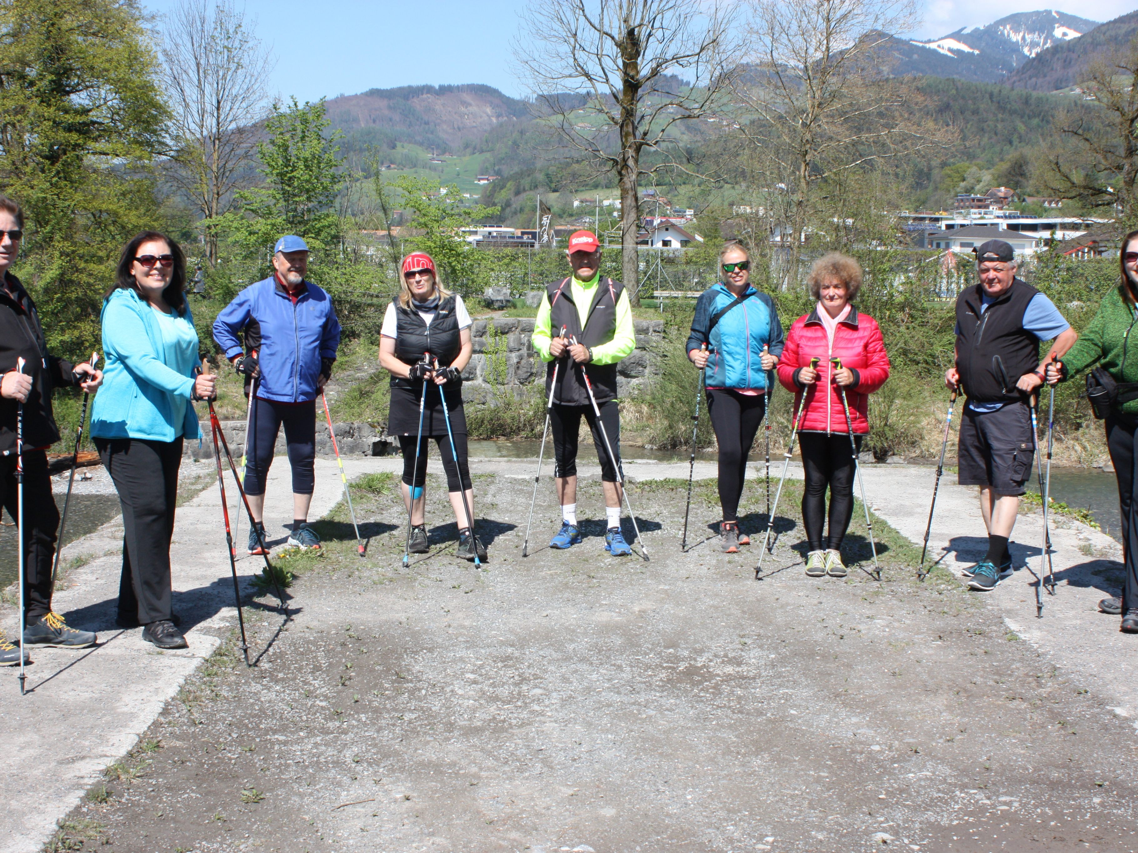 Nordic Walking wird einmal wöchentlich in Rankweil angeboten