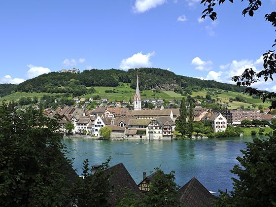 Das malerische Örtchen Stein am Rhein befindet sich im Schweizer Kanton Schaffhausen.