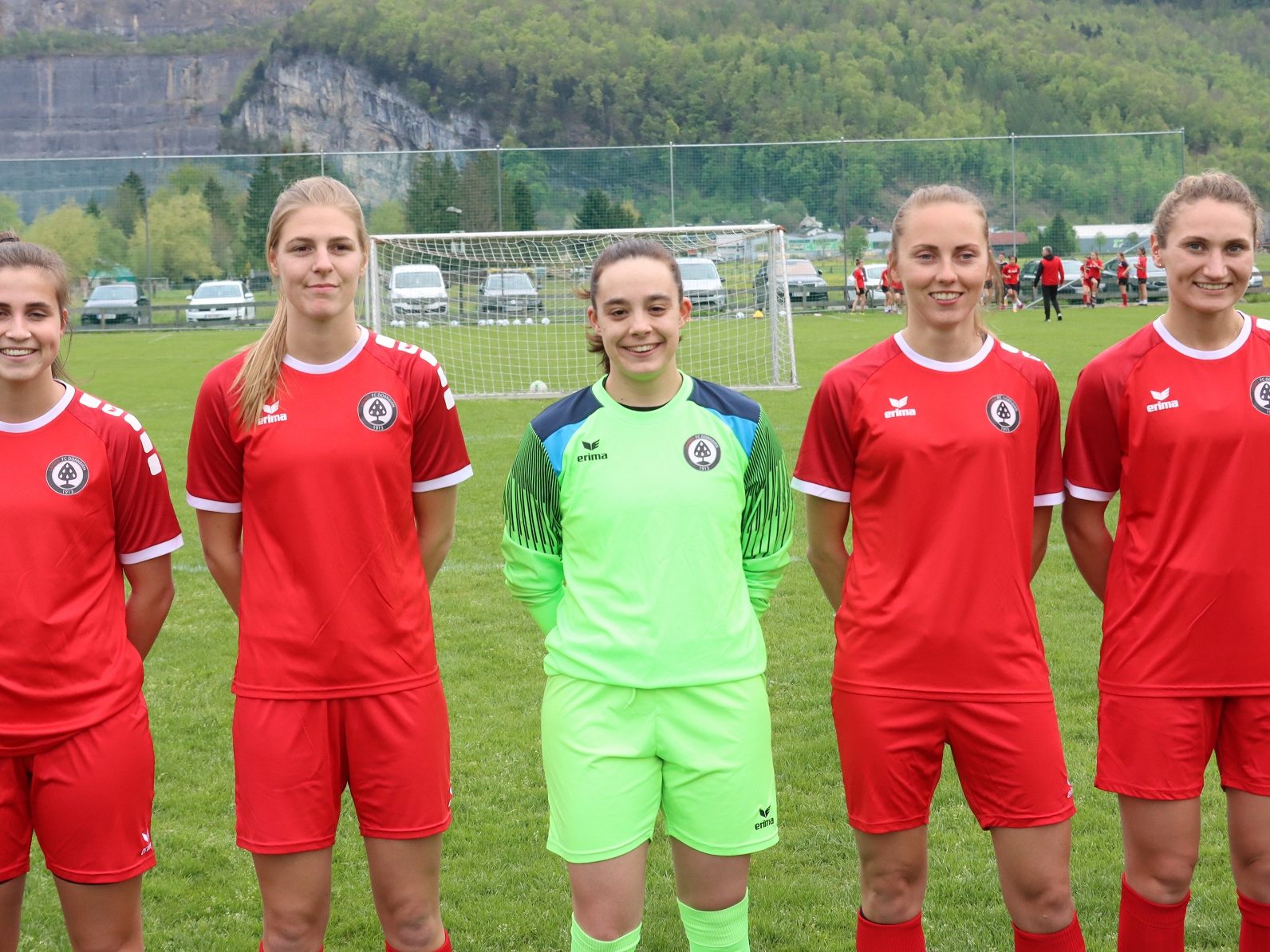 Die fünf Legionärinnen von FC Dornbirn.